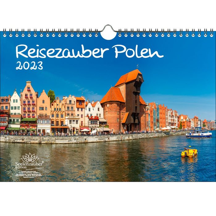 Seelenzauber Wandkalender Reisezauber Polen DIN A4 Kalender für 2023 Polen Stadt und Land -