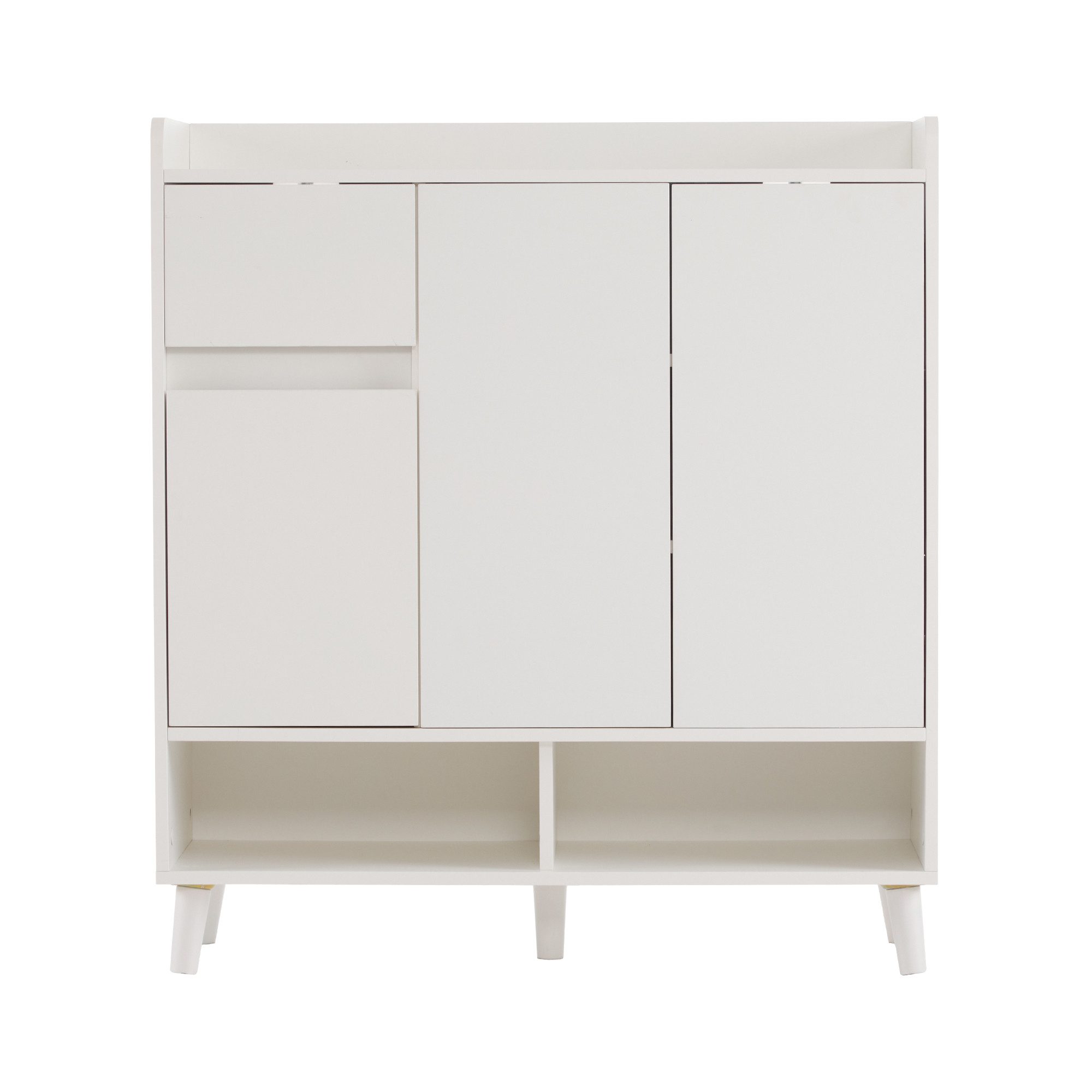 KLAM HOME Schuhschrank Schuhregal Kommode Sideboard mit verstellbaren Einle günstig online kaufen