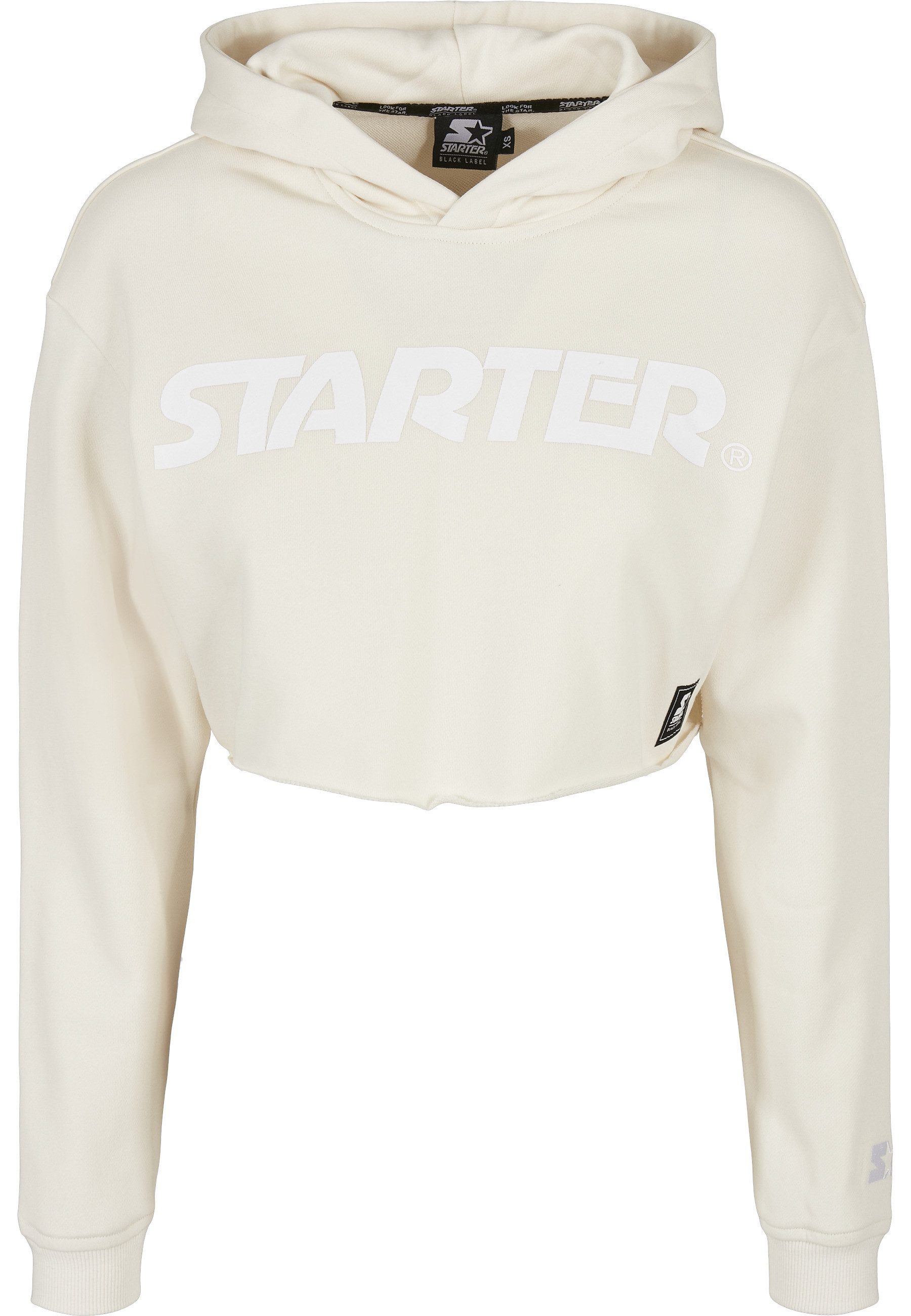 Starter Black Label Rundhalspullover Starter Black Label Damen Ladies Starter Cropped Hoody (1-tlg)