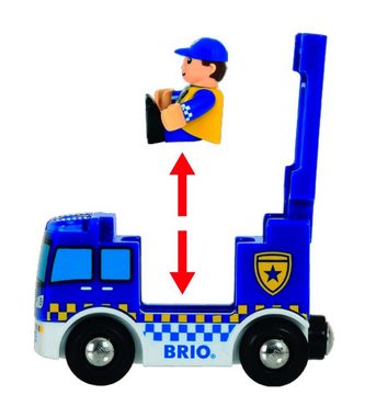 BRIO® Spielzeugeisenbahn-Gebäude World Gebäude Polizeistation mit Einsatzfahrzeug 6 Teile 33813