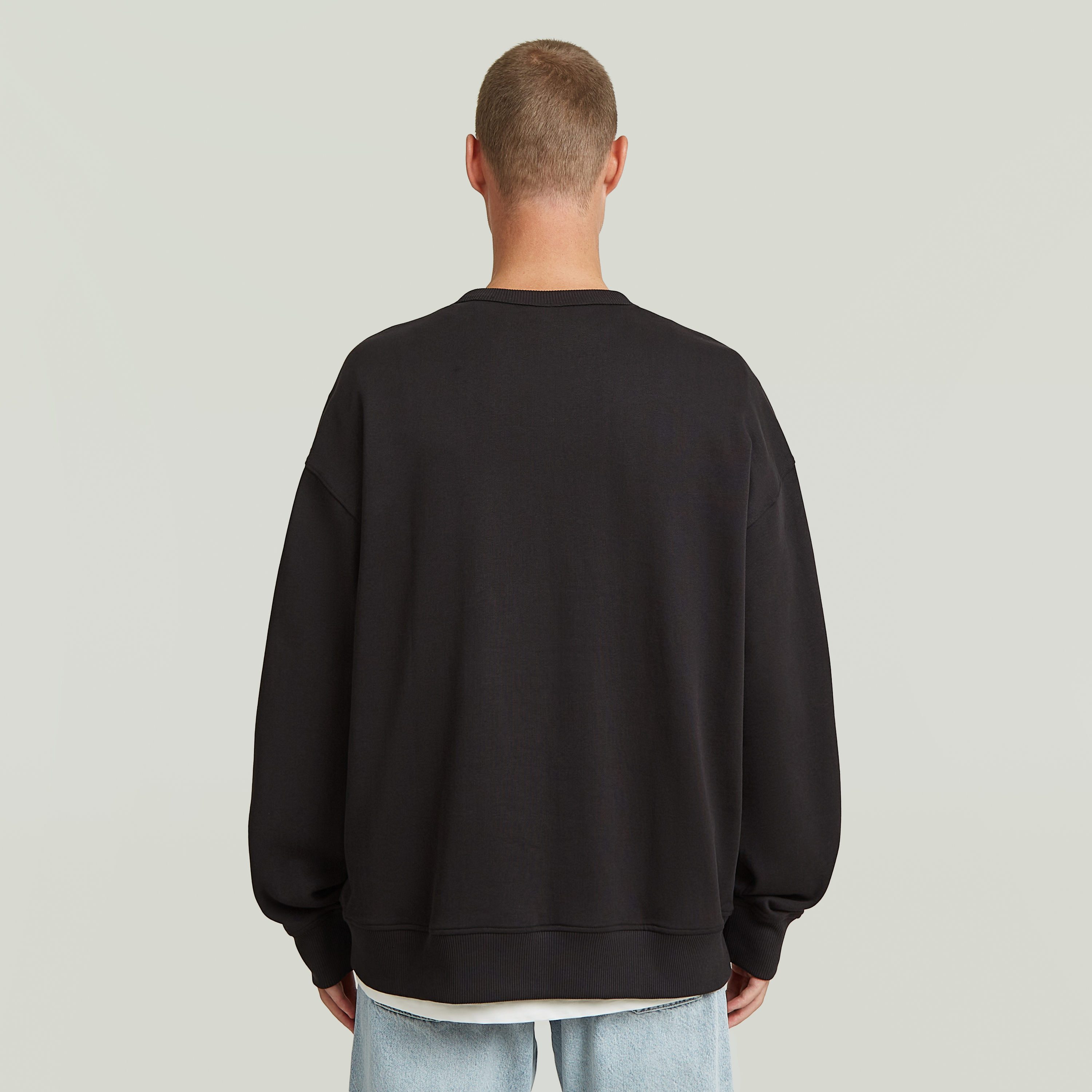 G-STAR Sweater HB Badge im Relaxed Fit, Rundhalsform