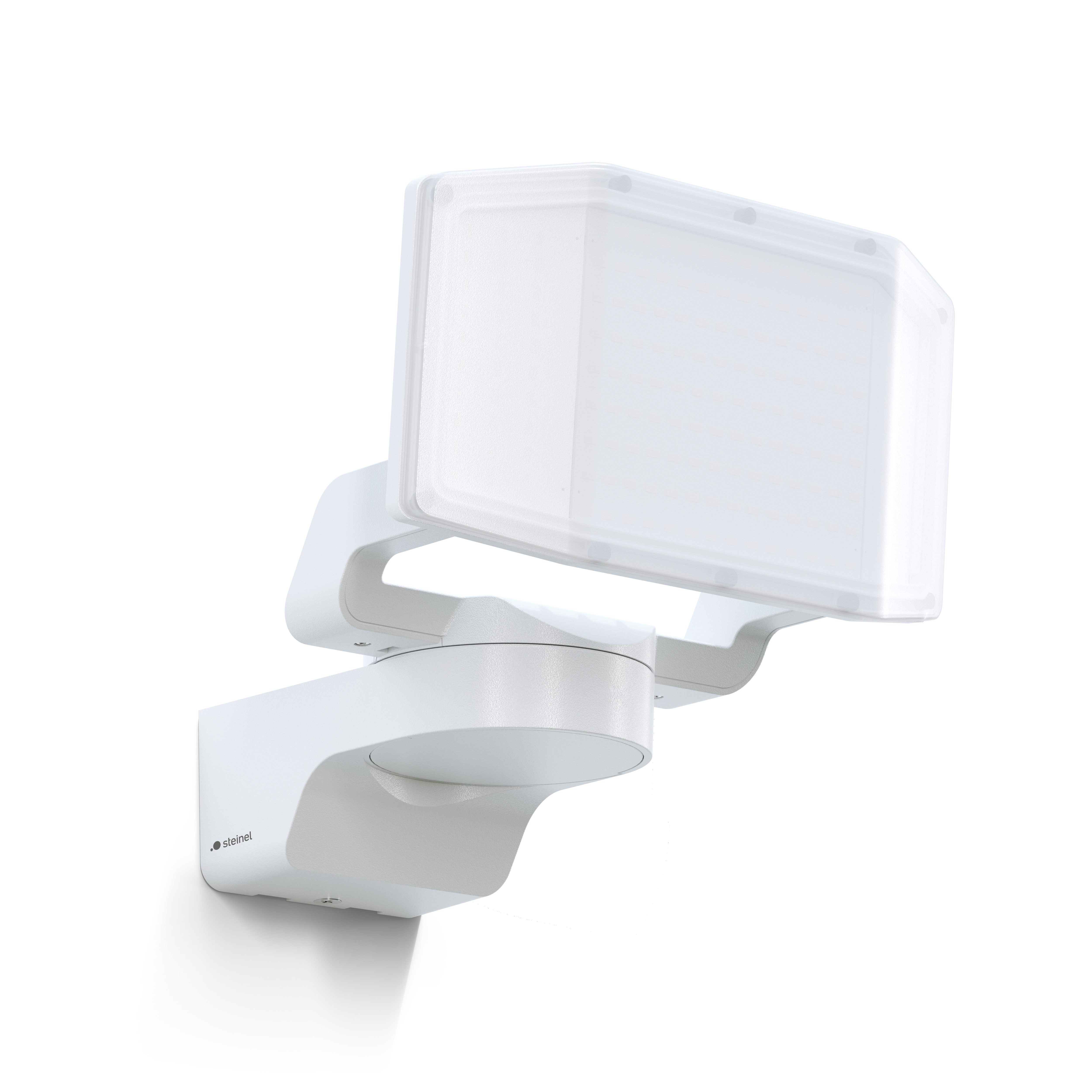 steinel LED Wandstrahler XLED Protect, ohne Bewegungsmelder, LED fest integriert, Warmweiß, LED Panel schwenkbar, 13.6 W, IP54