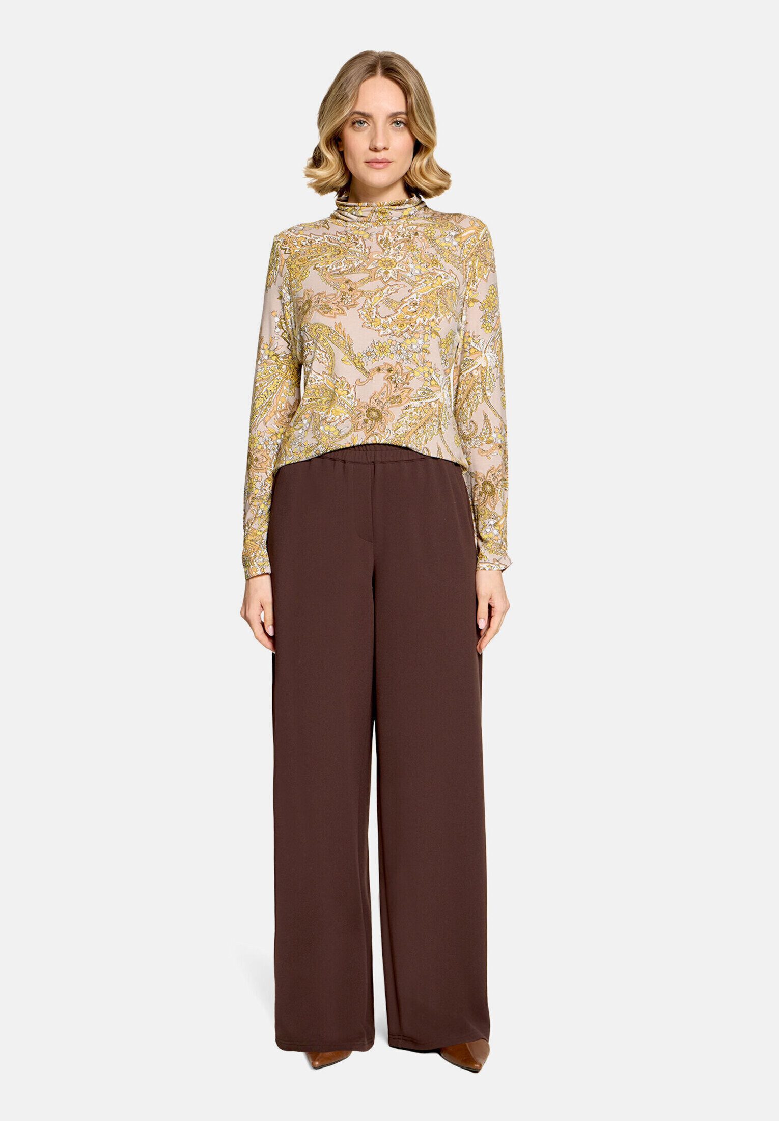 Betty Barclay Kurzarmshirt Damen mit Stehkragen (1-tlg)