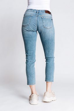 Zhrill Caprijeans im Used-Look