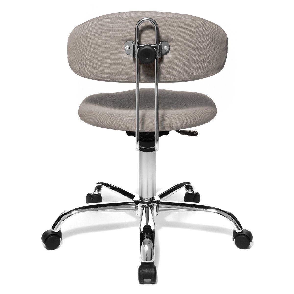 TOPSTAR Stehhilfe Drehhocker Sitness 40 mit Lehne - sand Universalrollen.