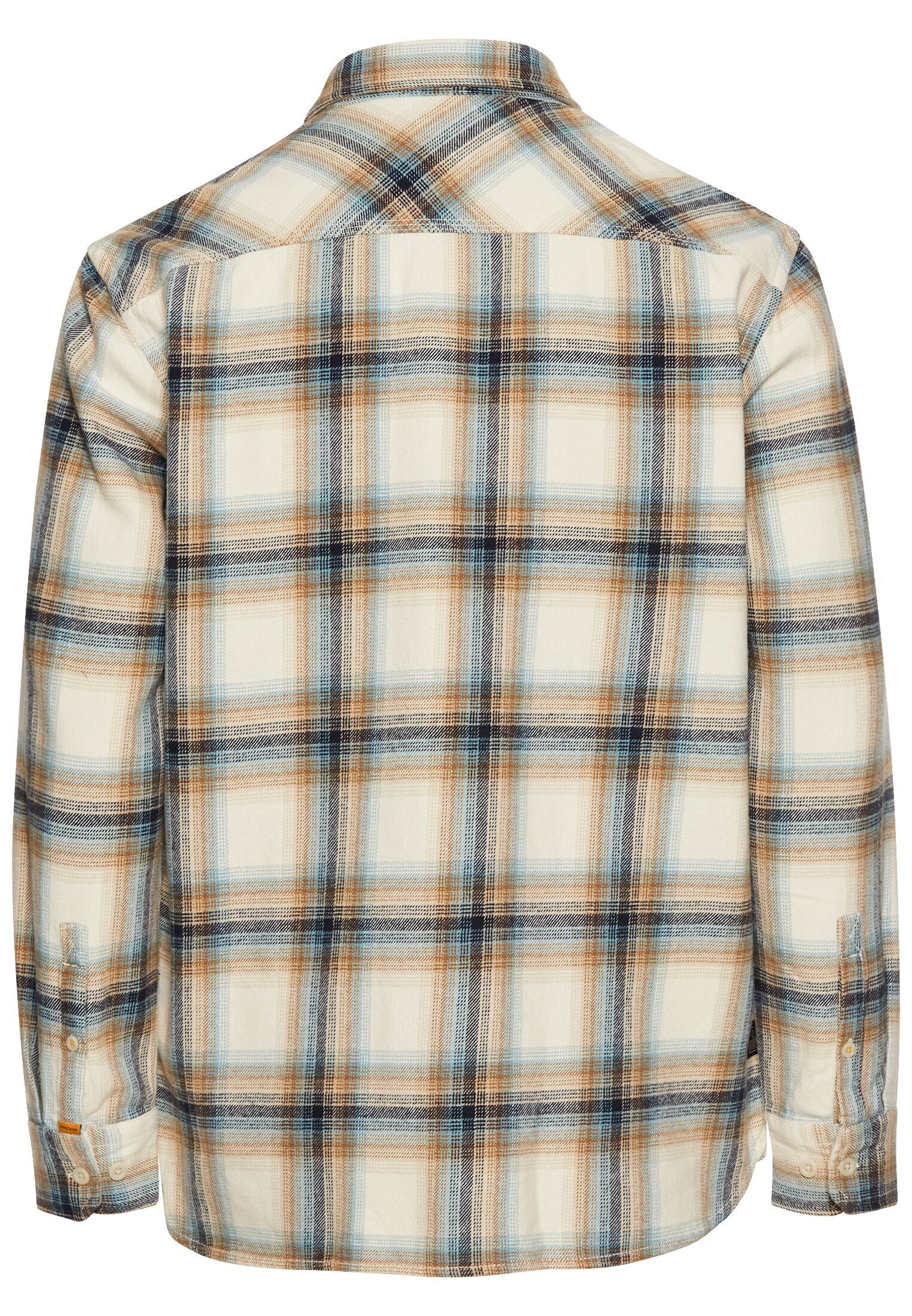 camel active Karohemd regular fit aus Baumwolle Langarm Kentkragen Kentkrag günstig online kaufen