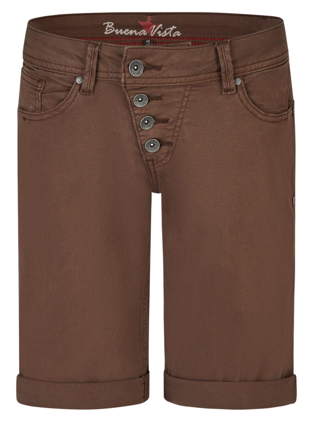 Buena Vista Stretch-Jeans BUENA VISTA MALIBU SHORT kaffee 2604 B5025 4219.8340 - Summer Twill