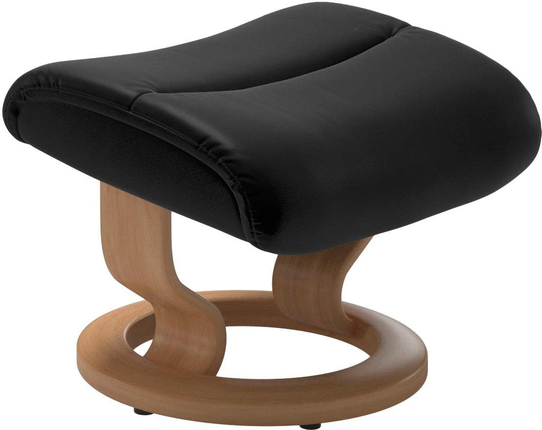 Stressless® Relaxsessel View (Set, Relaxsessel mit Hocker), mit Classic Base, Größe S,Gestell Eiche