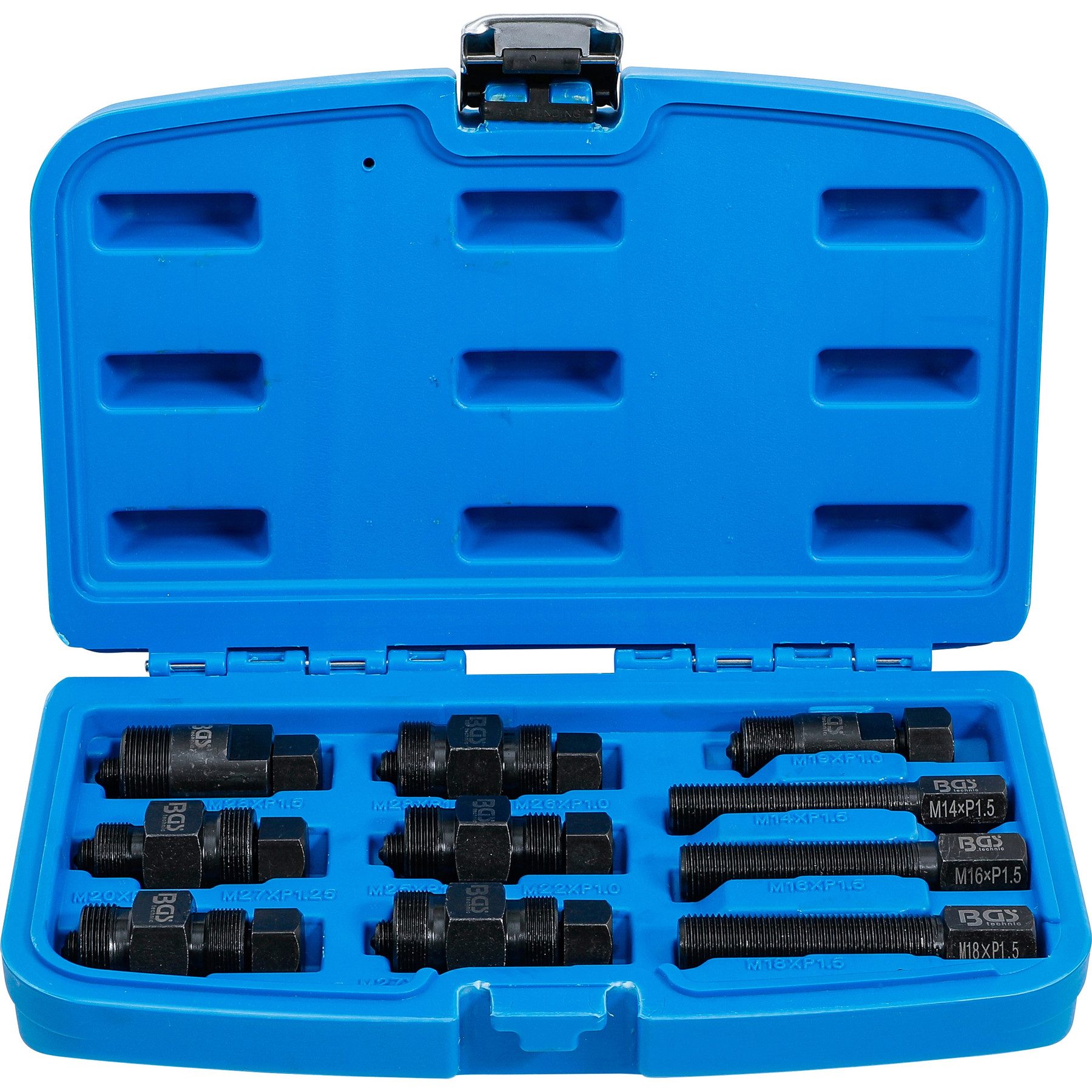 BGS technic Radnabenabzieher BGS TECHNIC Polrad-Abzieher-Satz, 7748, für Motorräder, 10-teilig
