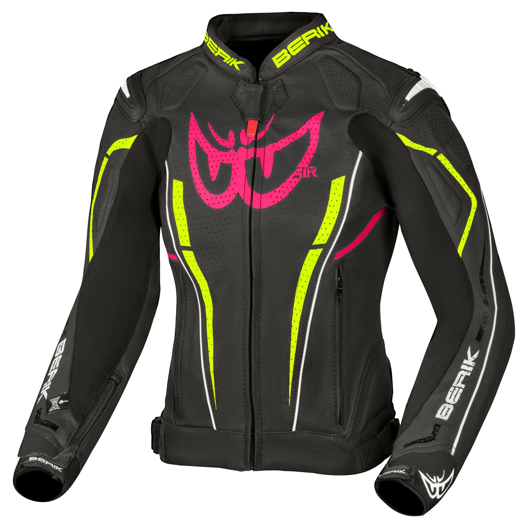 Motorradjacke Fufur Damen Motorrad Lederjacke