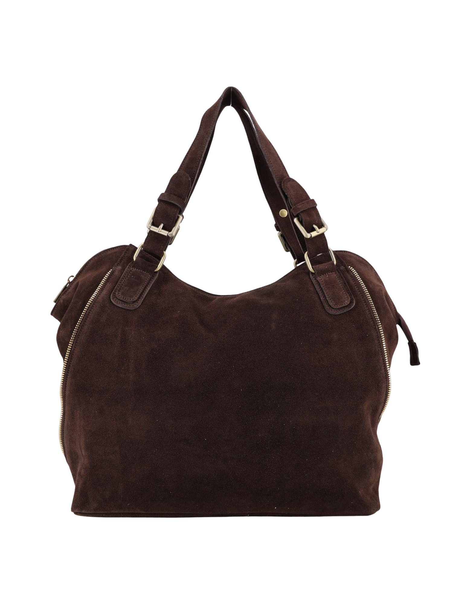 BRISE TASCHE Schultertasche Brise – Damen Schultertasche aus Echtleder & Wildleder (Einzelartikel, Einzelartikel), Hochwertige Verarbeitung aus Echtleder