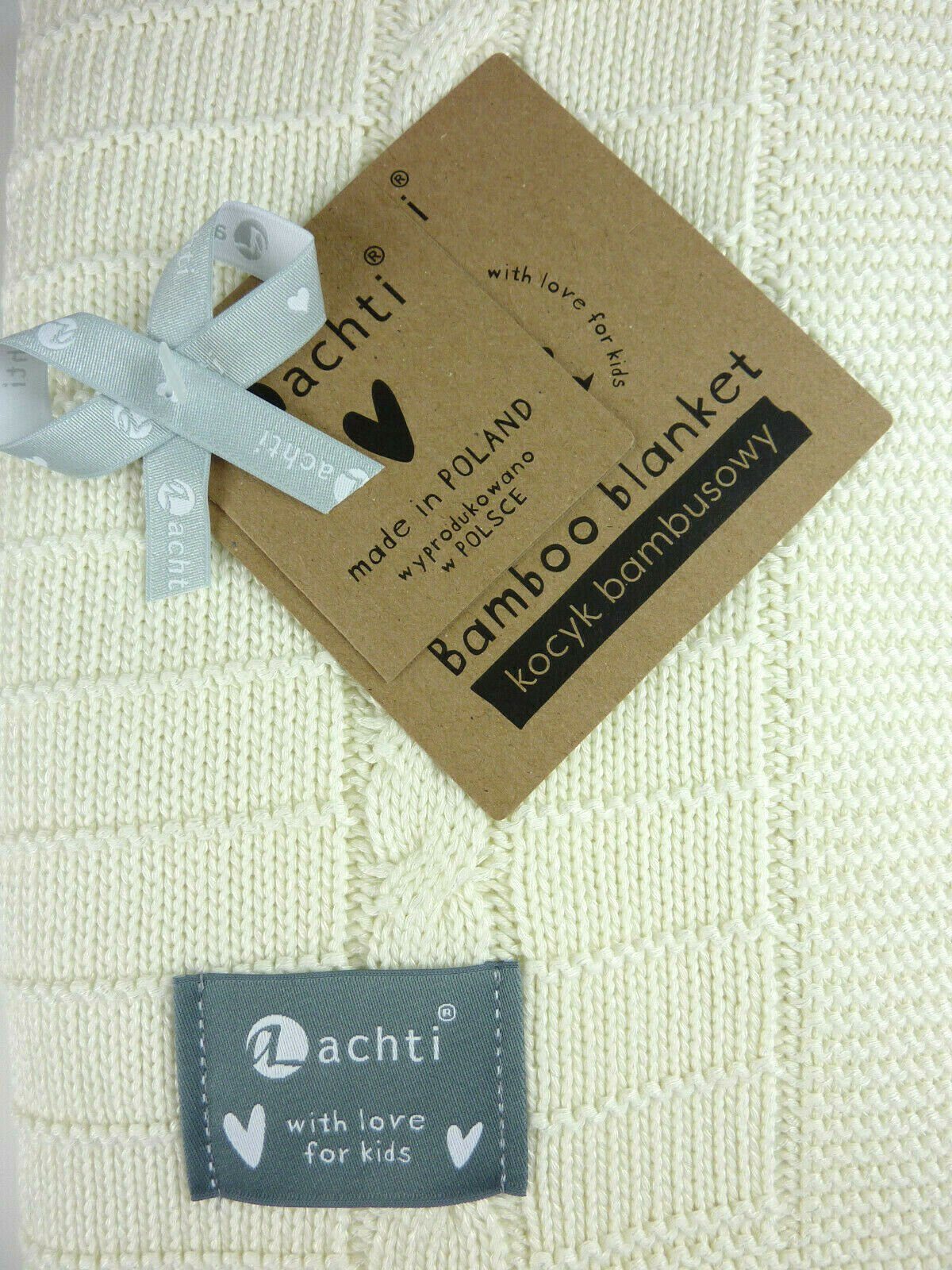 Babydecke gestrickte Kinderdecke KC-009, 80x100 cm, Taschen4life, Kuscheldecke für drinnen & draußen, Baby Strickdecke - weich & zart