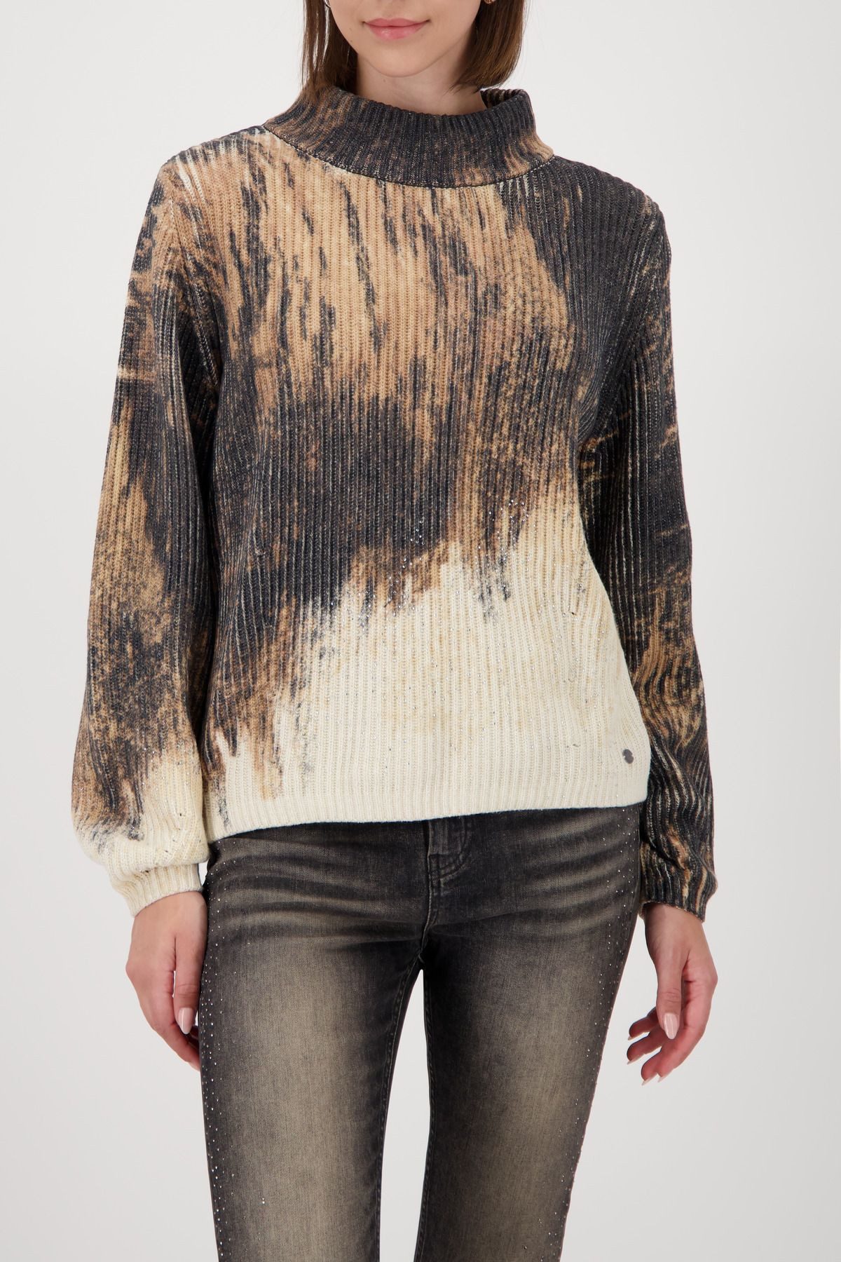 Stehkragenpullover