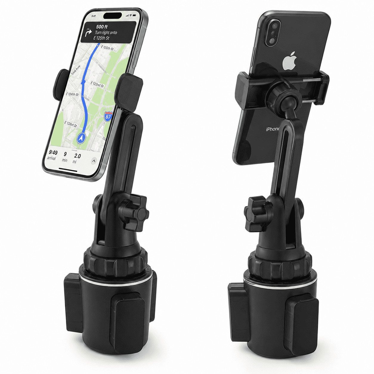MidGard Smartphone-Halterung Autohalterung für KFZ-Getränkehalter für Smartphones bis 8,3cm Breite, (bis 7.5 Zoll)
