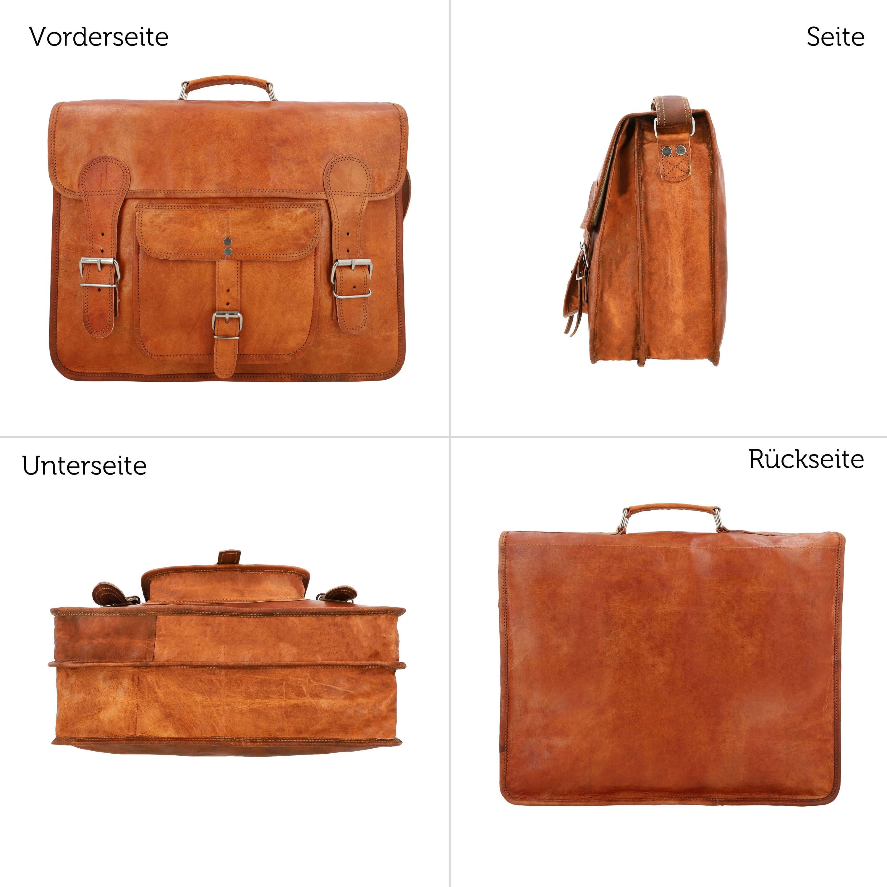Gusti Leder Aktentasche Gusti Leder Aktentasche Leon (1-tlg), Aktenordner