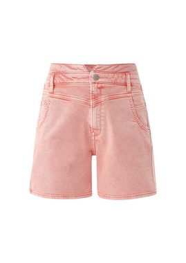 QS Jeansshorts Jeans-Shorts Mom / Relaxed Fit / High Rise / Straight Leg