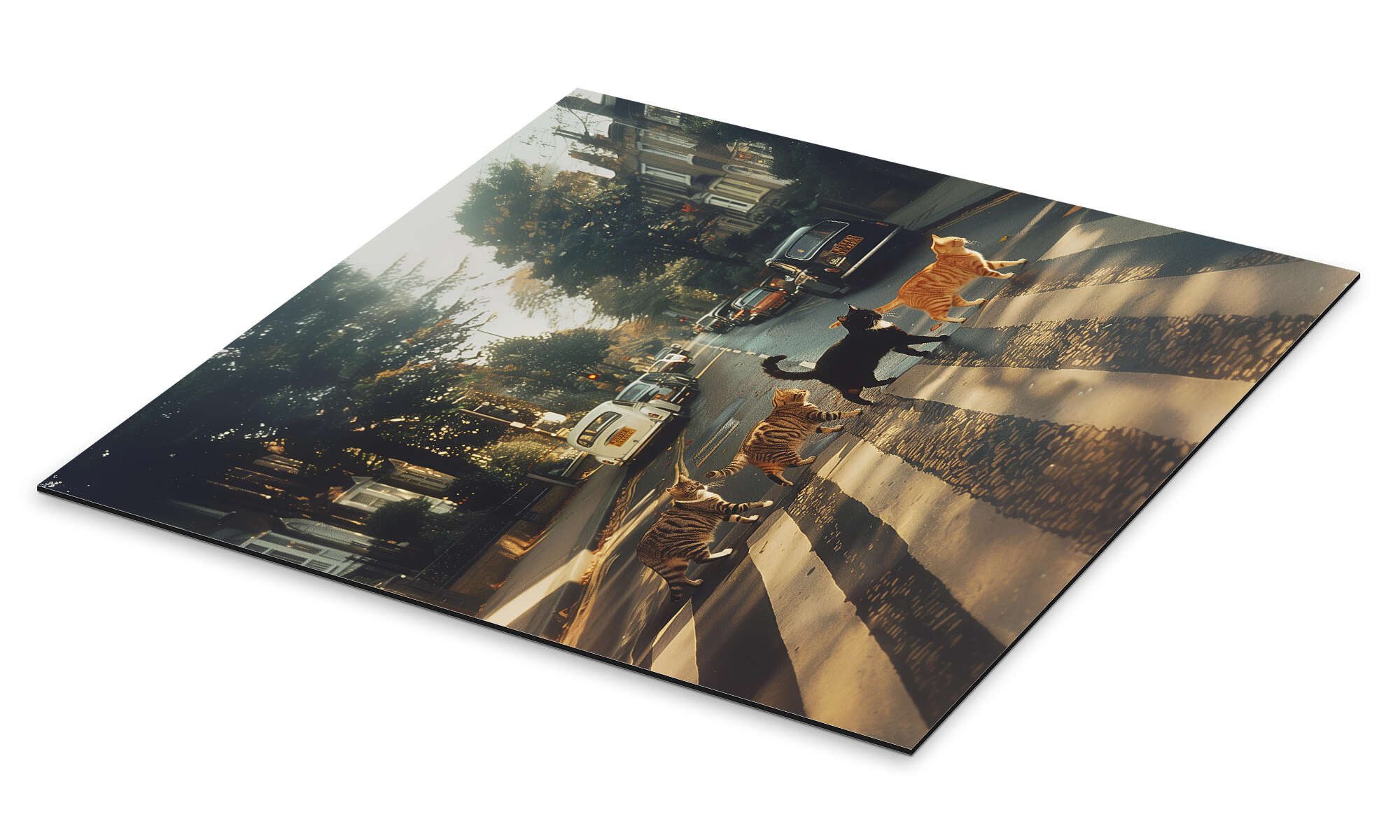Posterlounge Poster Dikhotomy, Abbey Road Cats, günstig online kaufen