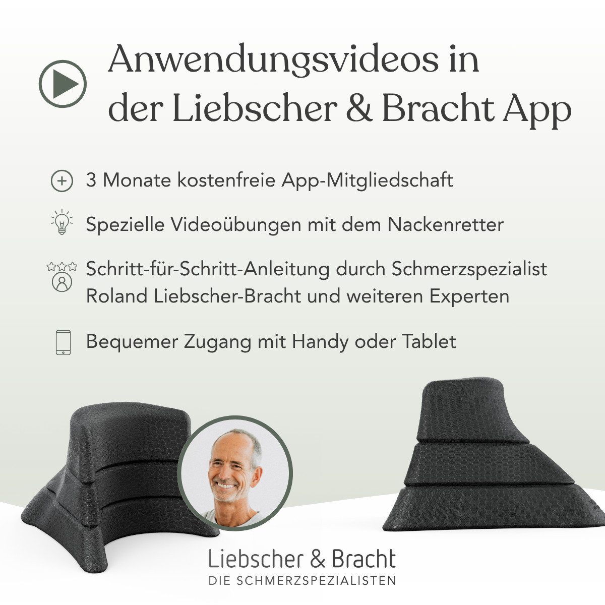 Liebscher & Bracht Nacken-Massagegerät Liebscher & Bracht Original Nackenretter, 3-tlg. – Bild 4 von 5