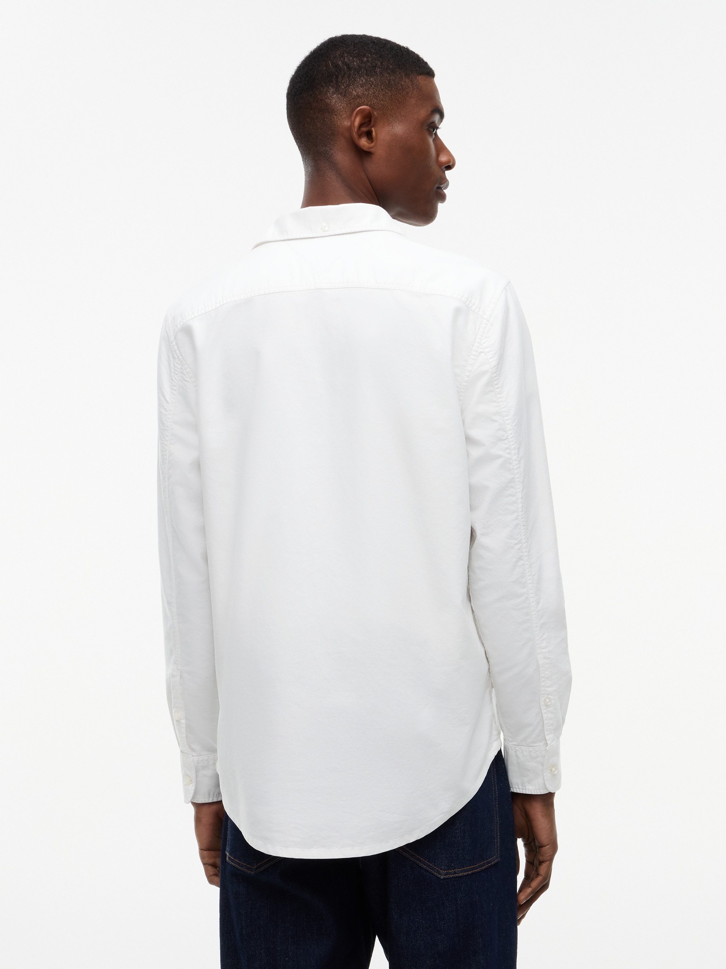 Tommy Jeans Langarmhemd SLIM OXFORD SHIRT Slim fit mit Hemdkragen – Bild 3 von 5
