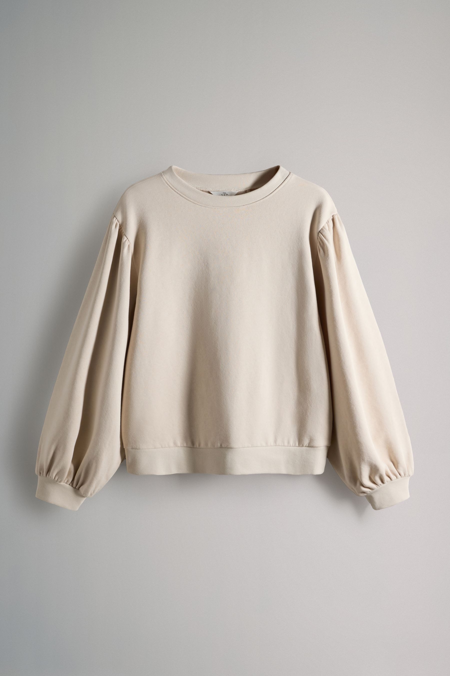 The Set Sweater The Set 2 x Relaxed Fit Sweatshirts, Puffärmel (2-tlg) günstig online kaufen