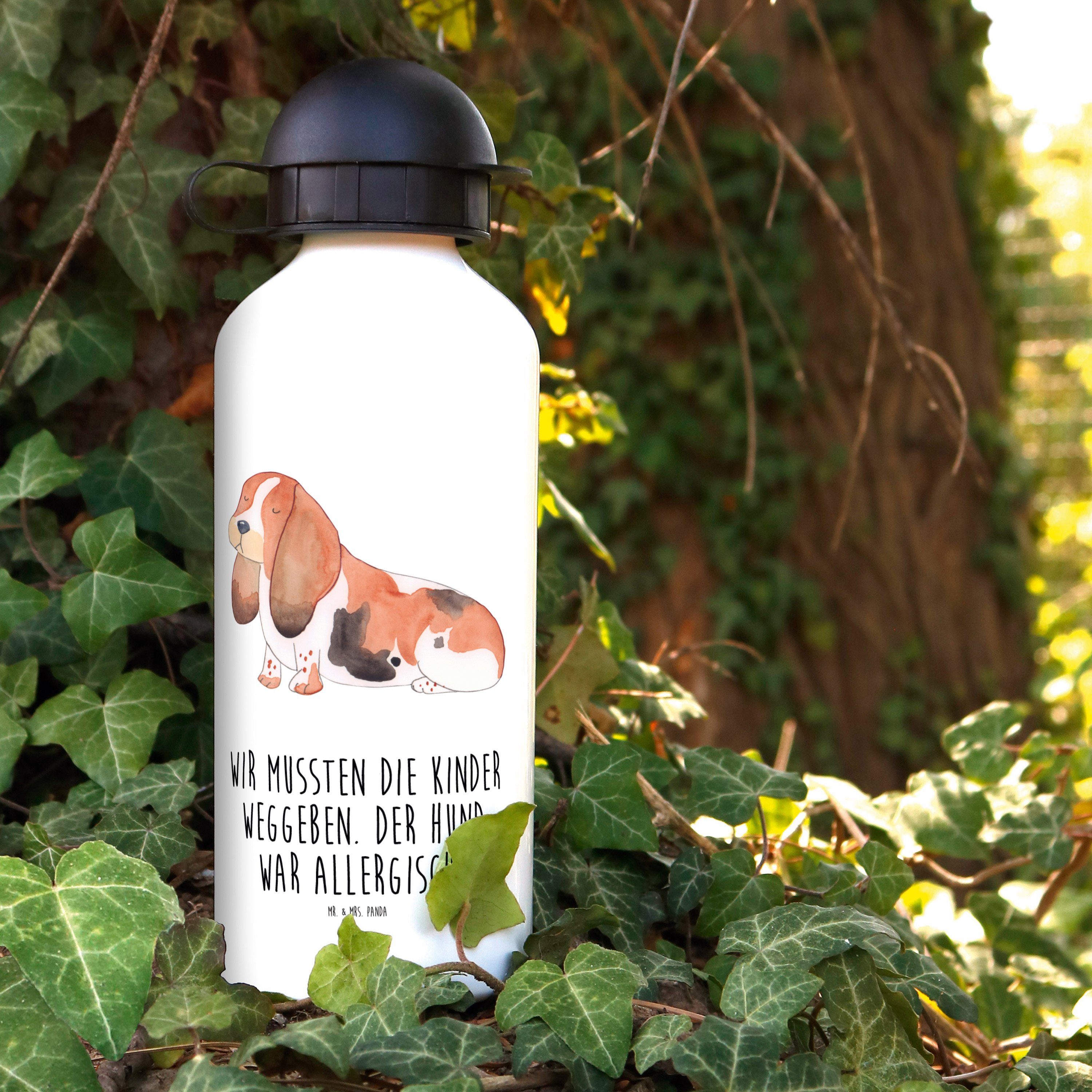 Kinderflasche, Weiß Geschenk, & Panda Hund Trinkflasche - Sprüche, Mr. - Kinder Mrs. Hound Basset