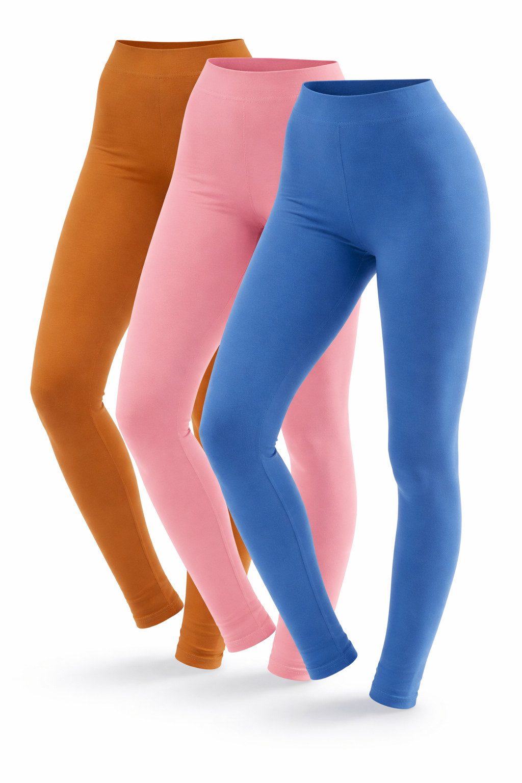 Bongual Leggings (Spar-Set) Basics aus Baumwollmix mit Komfortbund günstig online kaufen
