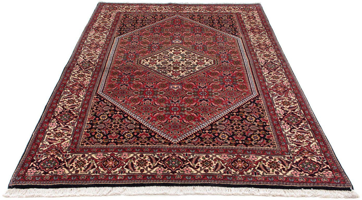 Wollteppich Bidjar - Zanjan Medaillon Blu scuro 216 x 137 cm, morgenland, rechteckig, Höhe: 15 mm, Unikat mit Zertifikat