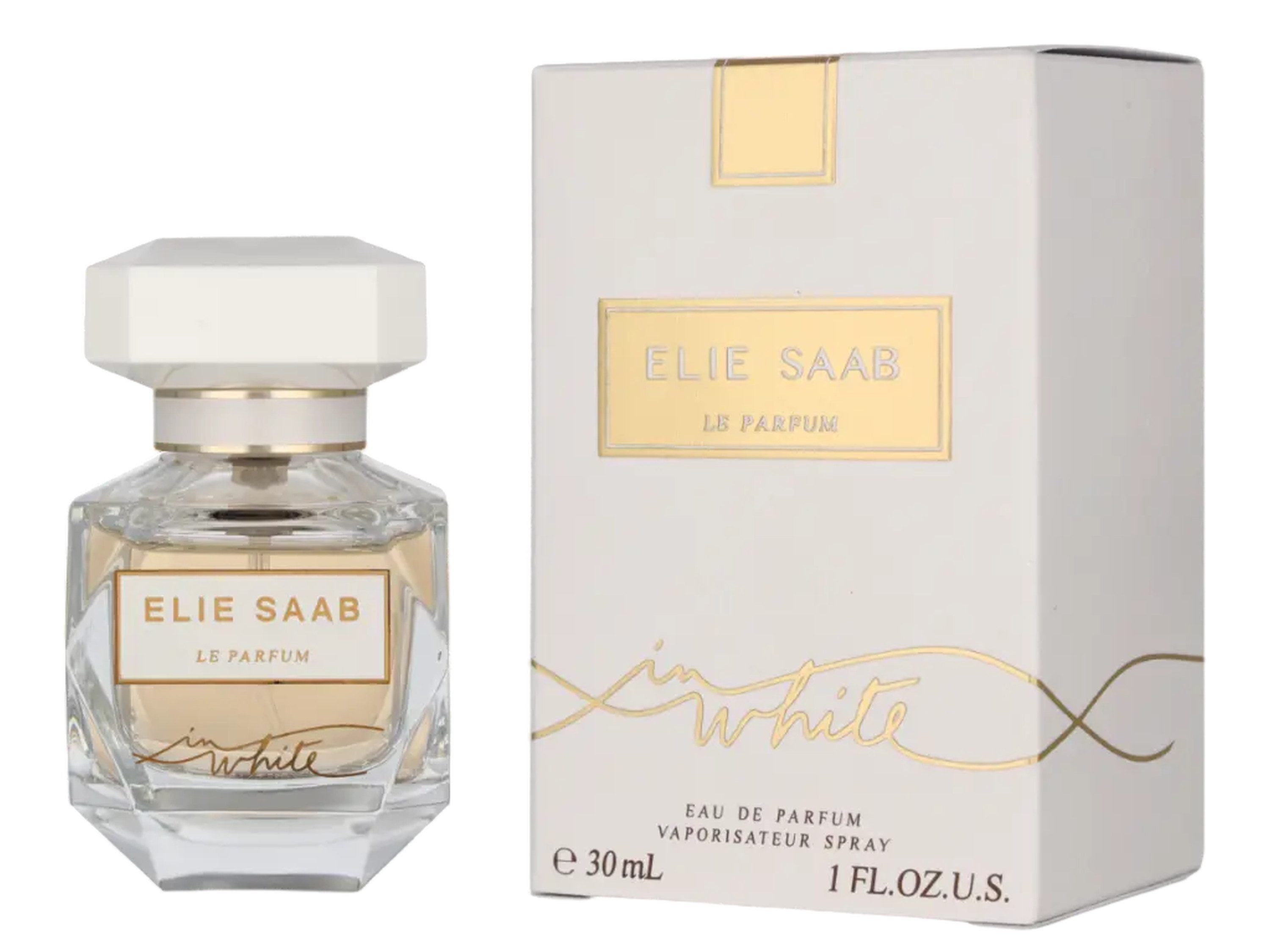 ELIE SAAB Duft-Set Le Parfum In White Eau de Parfum (EDP) Damen Spray, Blumig-frischer Duft mit Orangenblüten, Pfirsich und weißem Moschus