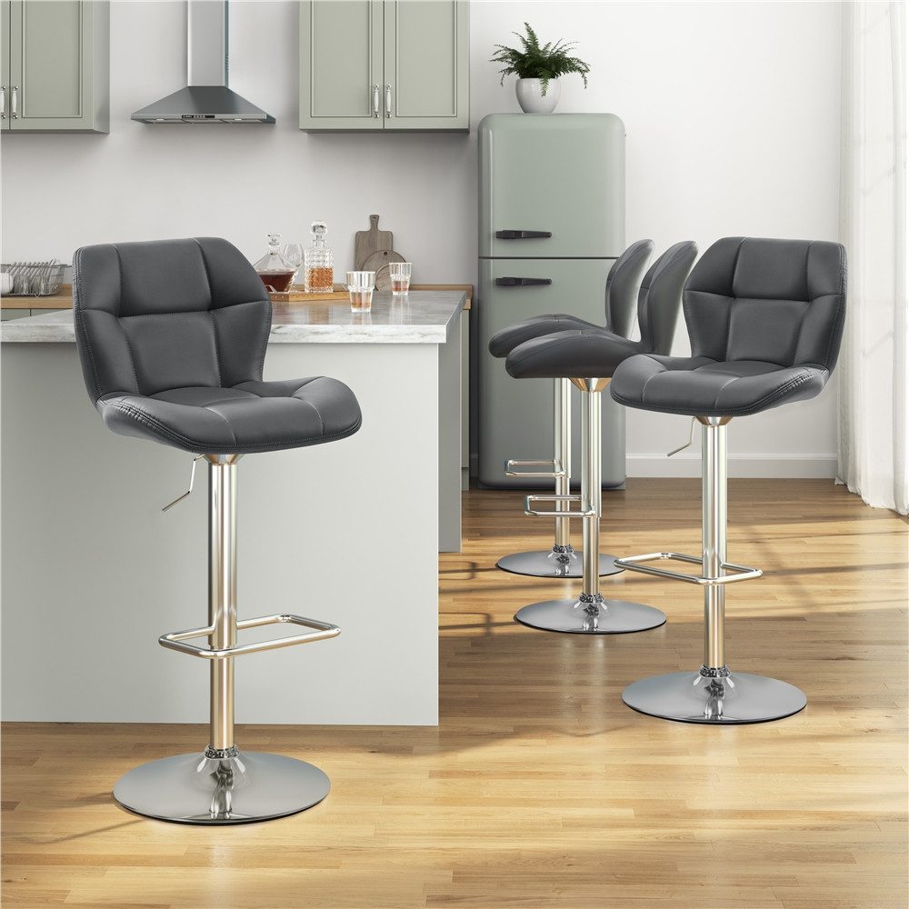 Yaheetech Barhocker (4 St), 1/2/4/6er-Set Barstühle Küchenstühle Bistrohock günstig online kaufen