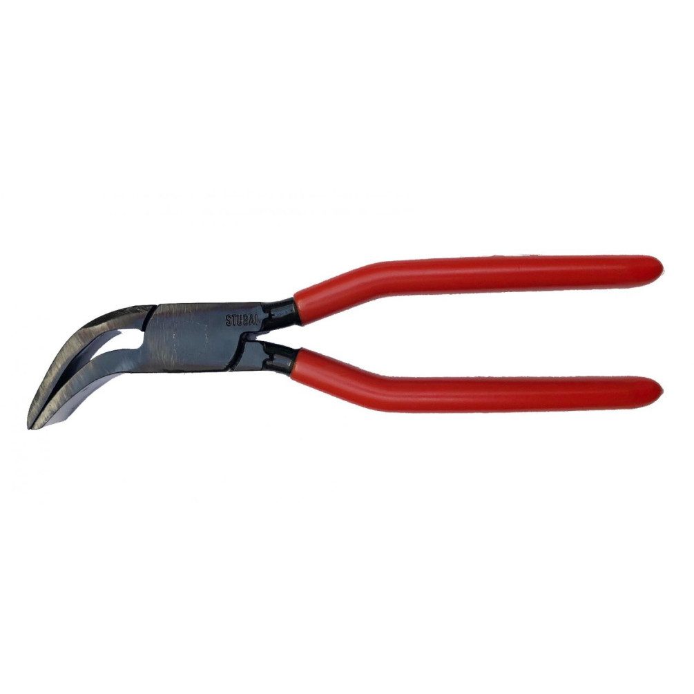 Stubai Flachzange Falzzange medium 45 Grad gebogen 225 mm lang Maulb