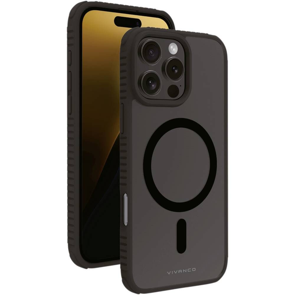 Vivanco Handyhülle 360° Anti Shock Cover für iPhone 16 Pro Max, 3.2m, Induktives Laden, Sanddicht, Spritzwasserfest, Staubdicht