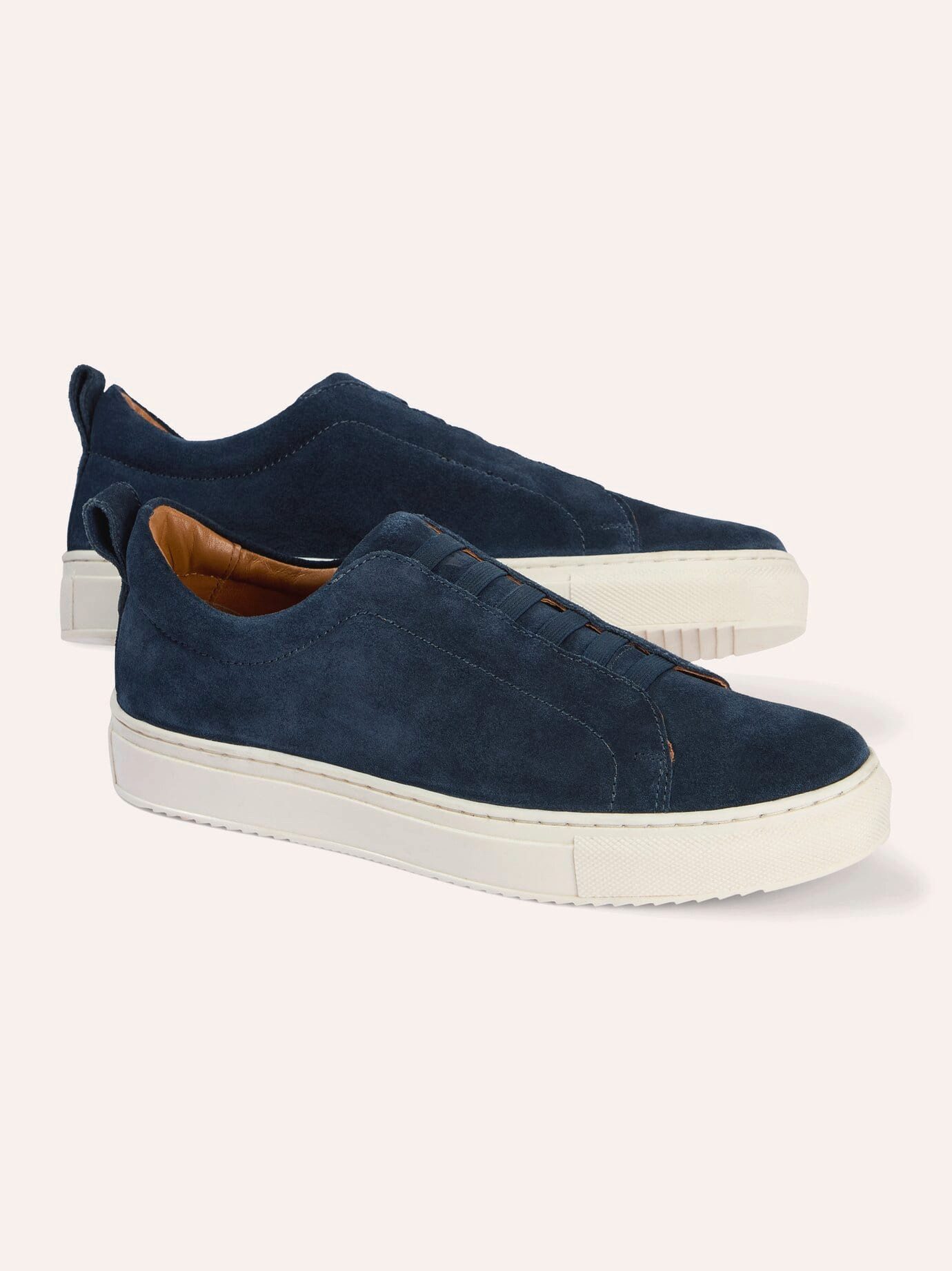 Walbusch Herren Smart Casual Sneaker bequem elastische Schnürung 40-46 Sneaker Lederschuh mit atmungsaktivem Lederfutter, rutschfeste TR-Sohle