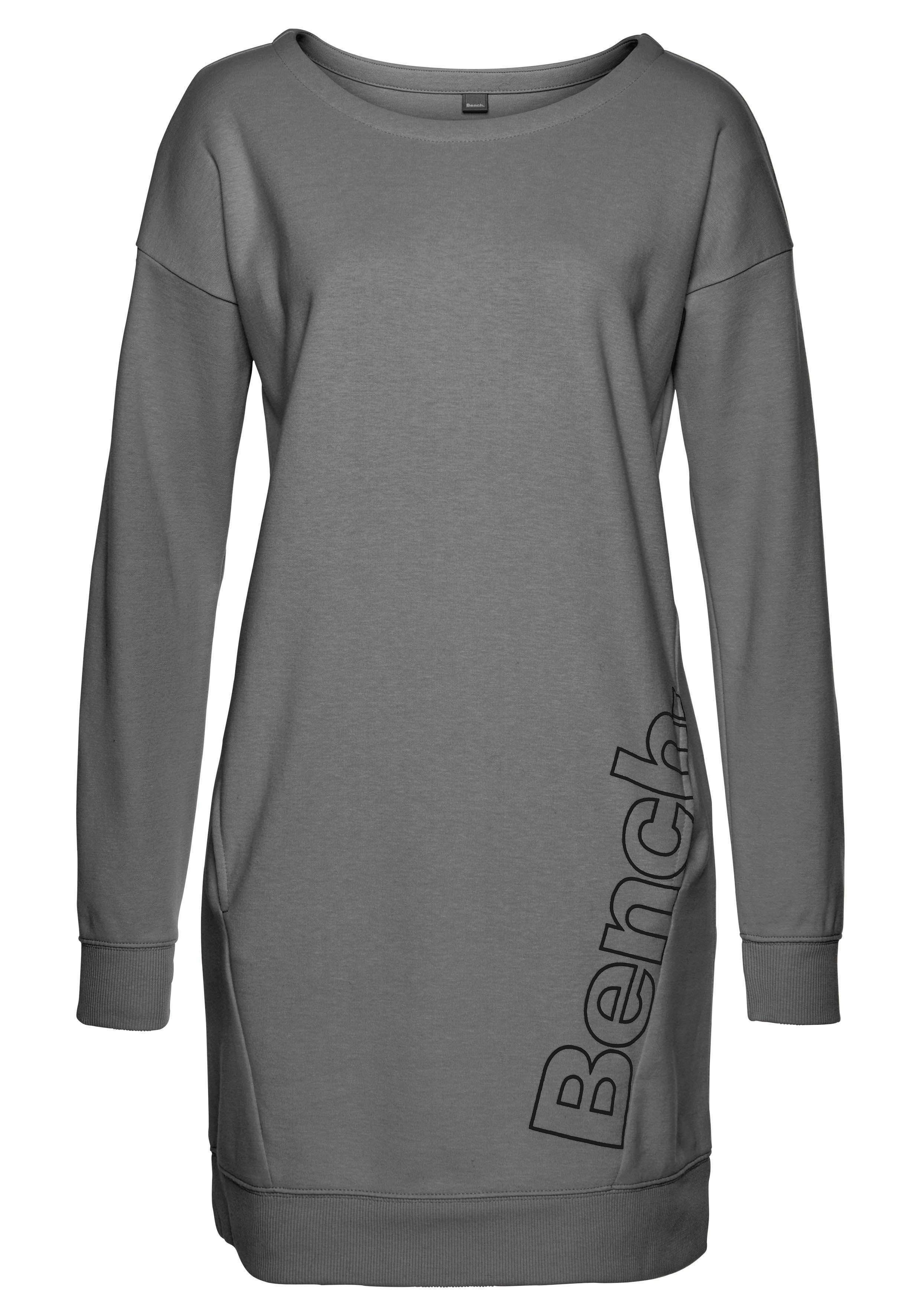Bench. Loungewear Sweatkleid mit seitlichem Logoprint, Loungewear