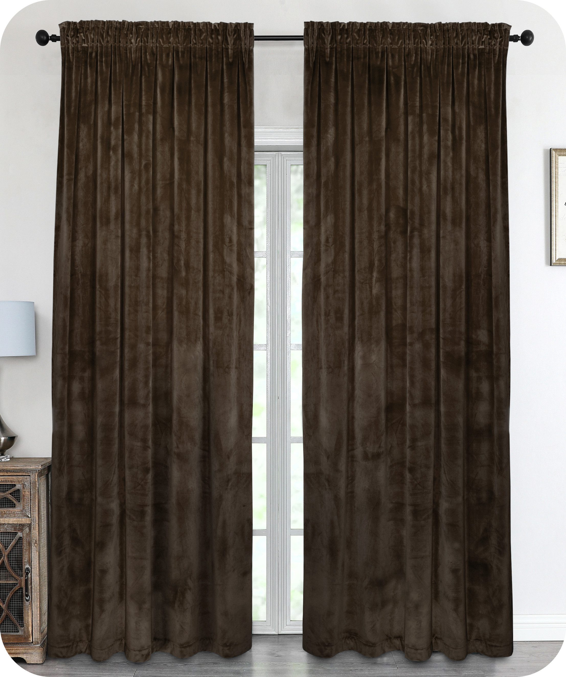 Beautex Verdunkelungsvorhang Samt Vorhang Kräuselband U-Band Gardine Velvet abdunkelnd (1 St), Hakenaufhängung, abdunkelnd