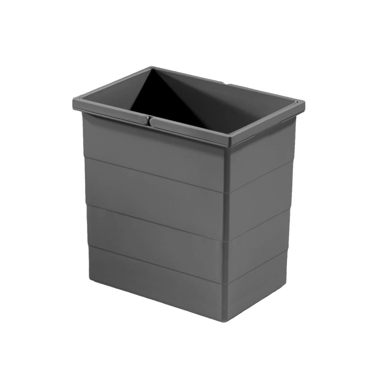 Hailo Einbaumülleimer Hailo Inneneimer 1225869 dunkelgrau 20L 350x226x330 mm mit 2 Henkel