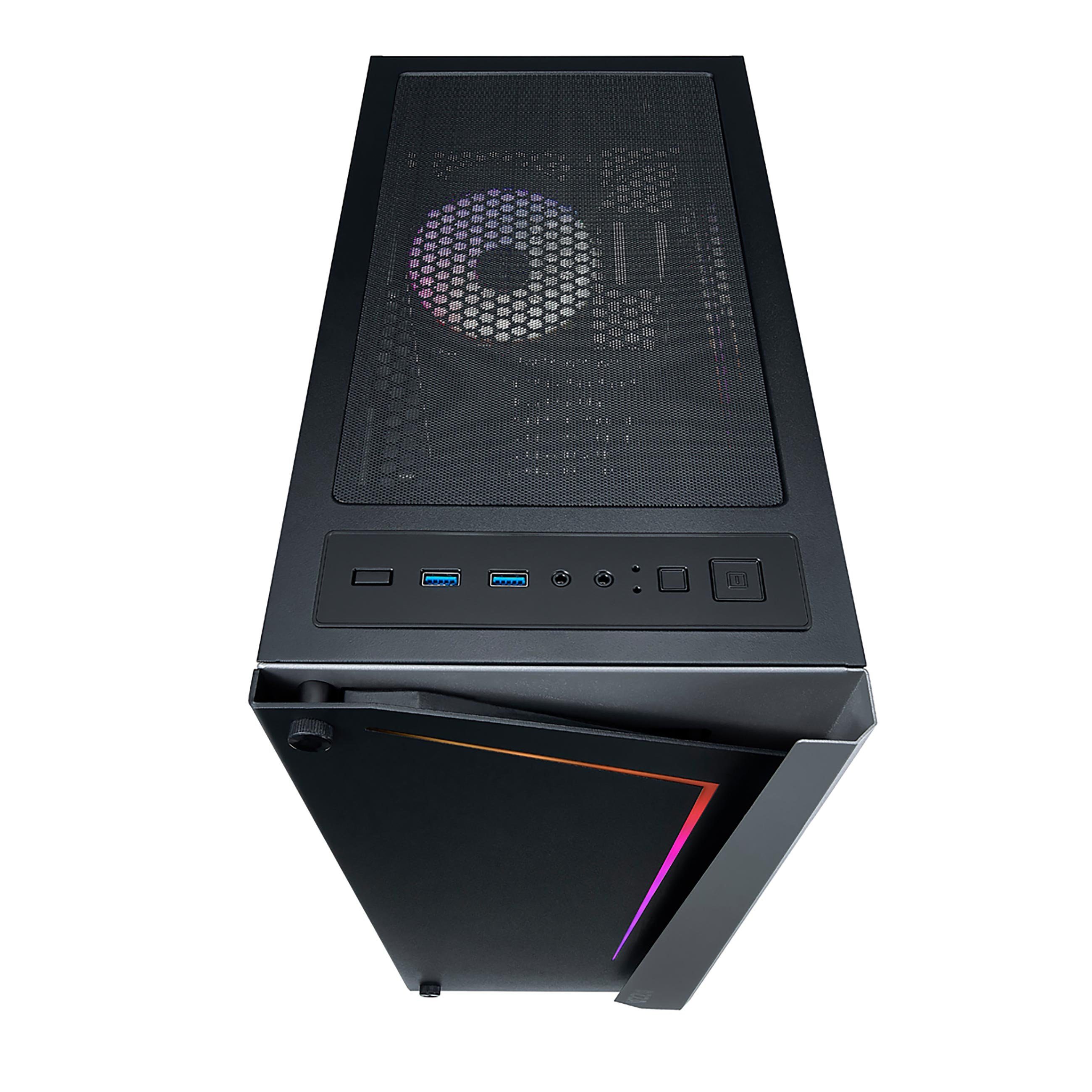 AZZA Gaming-Gehäuse Apollo, Formfaktor: ATX, Tempered Glass, RGB Frontpanel, 1x RGB Lüfter