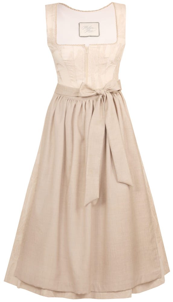 Madame Marie Dirndl Dirndl Calypsa 75cm Länge taupe günstig online kaufen