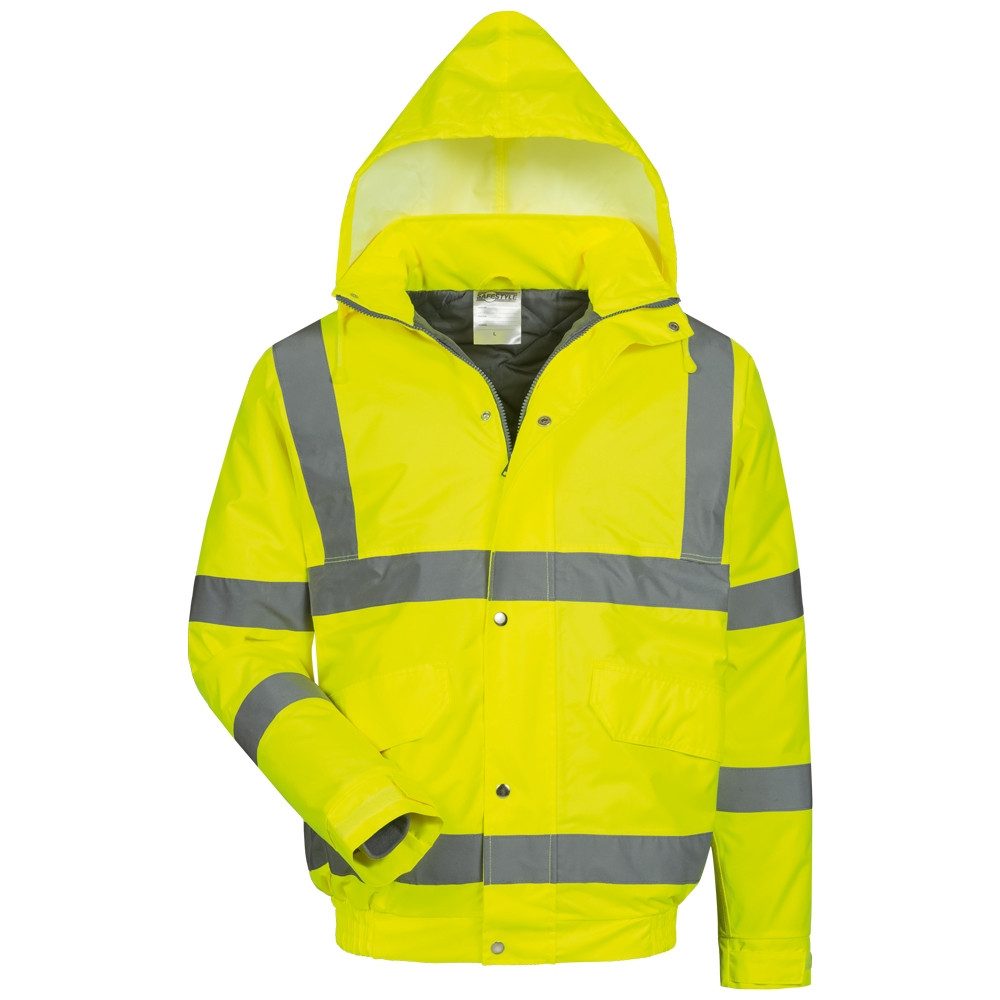 Safestyle Schutzjacke MARTIN Warnschutz-Pilotjacke Gelb SAFESTYLE® EN ISO 20471, EN343, 235