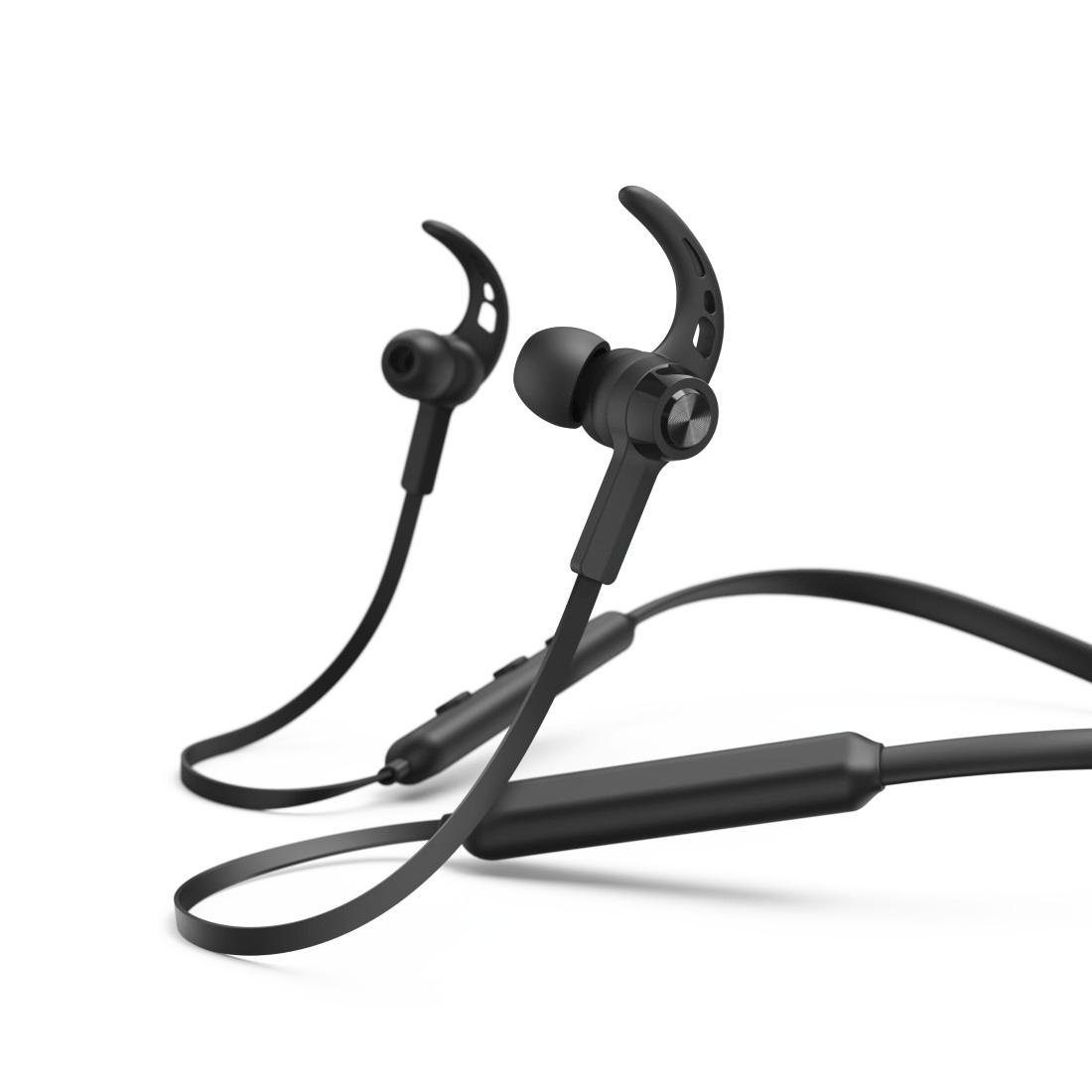 Hama Sport Bluetooth® Kopfhörer 5.0 Schwarz, In Ear, Mikrofon, ultraleicht  Bluetooth-Kopfhörer (Freisprechfunktion, Sprachsteuerung, Google Assistant,  Siri, A2DP Bluetooth, AVRCP Bluetooth, HFP, Reichweite 10 m,  Sprachassistenten, Lautstärkeregler