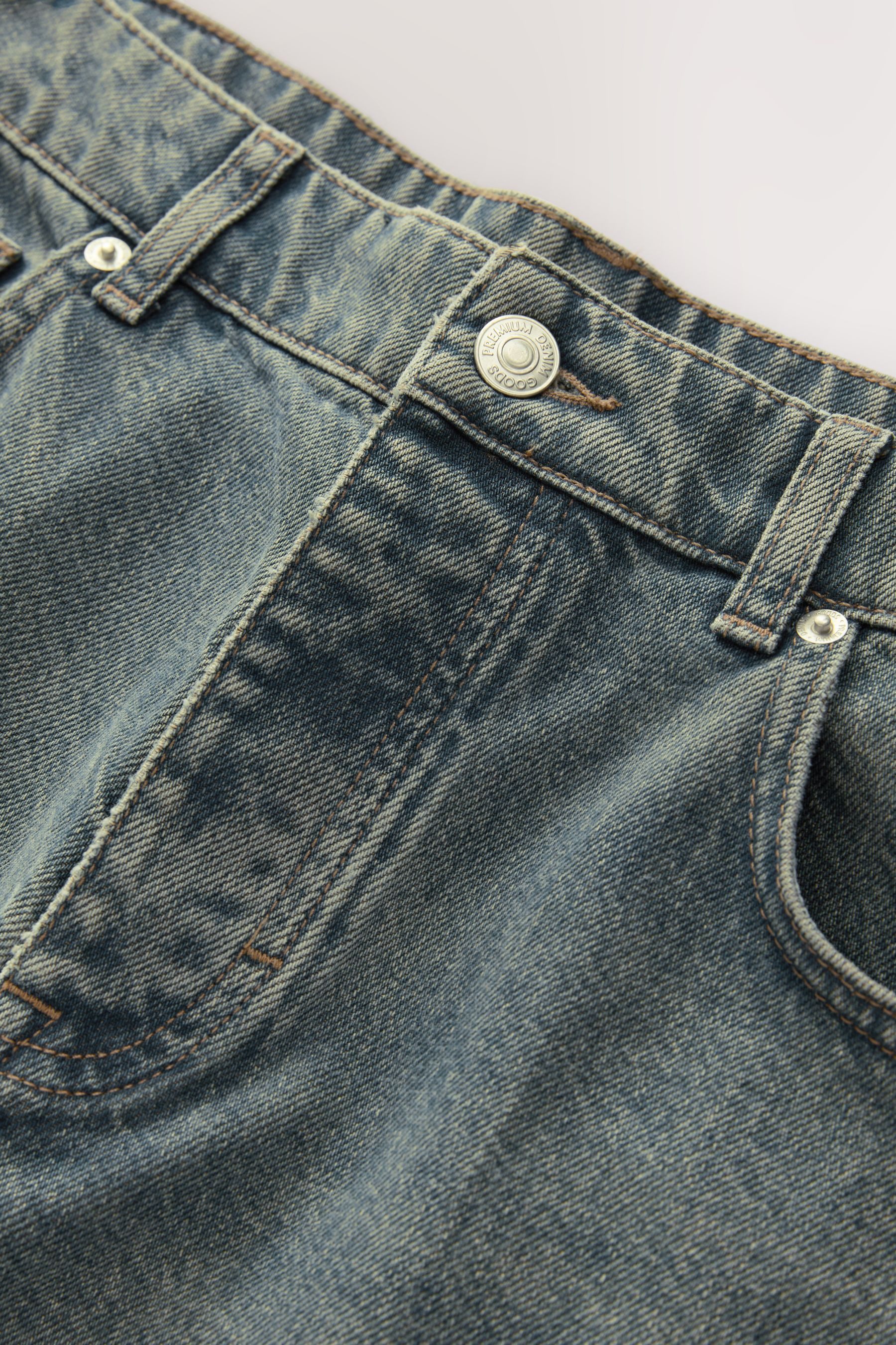 Next Relax-fit-Jeans Relaxed Fit Denim-Jeans mit Vintage-Waschung (1-tlg) günstig online kaufen