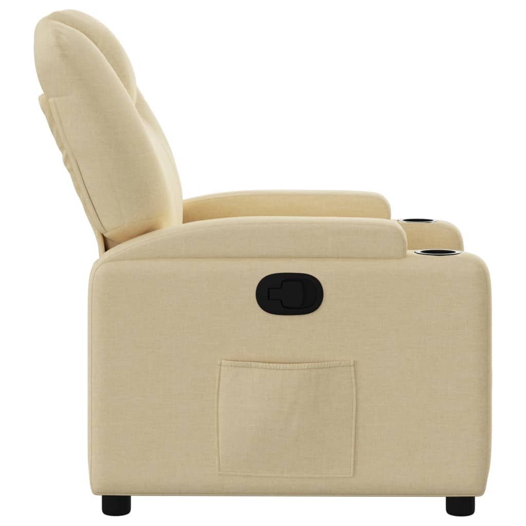 Creme Relaxsessel vidaXL (1-St) Stoff Sessel