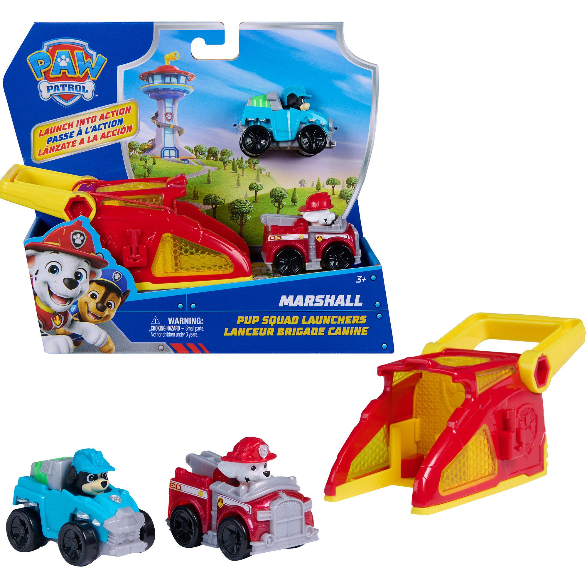 PAW PATROL Spielzeug-Auto Spin Master Paw Patrol - Pup Squad Launcher mit