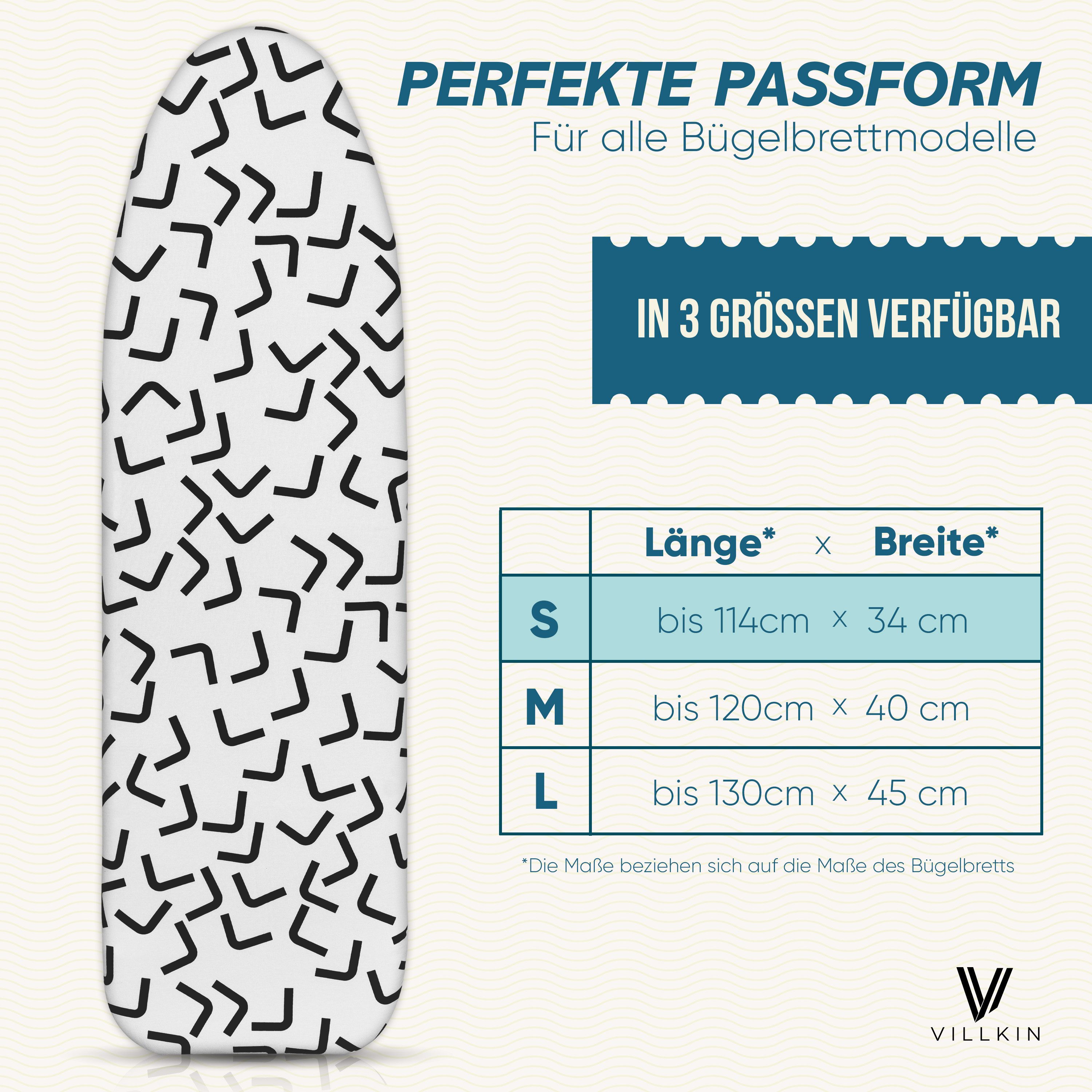 Villkin Bügelbrettbezug, Bügeltischbezug, Bügelunterlage, Bügelpolster, Büg günstig online kaufen