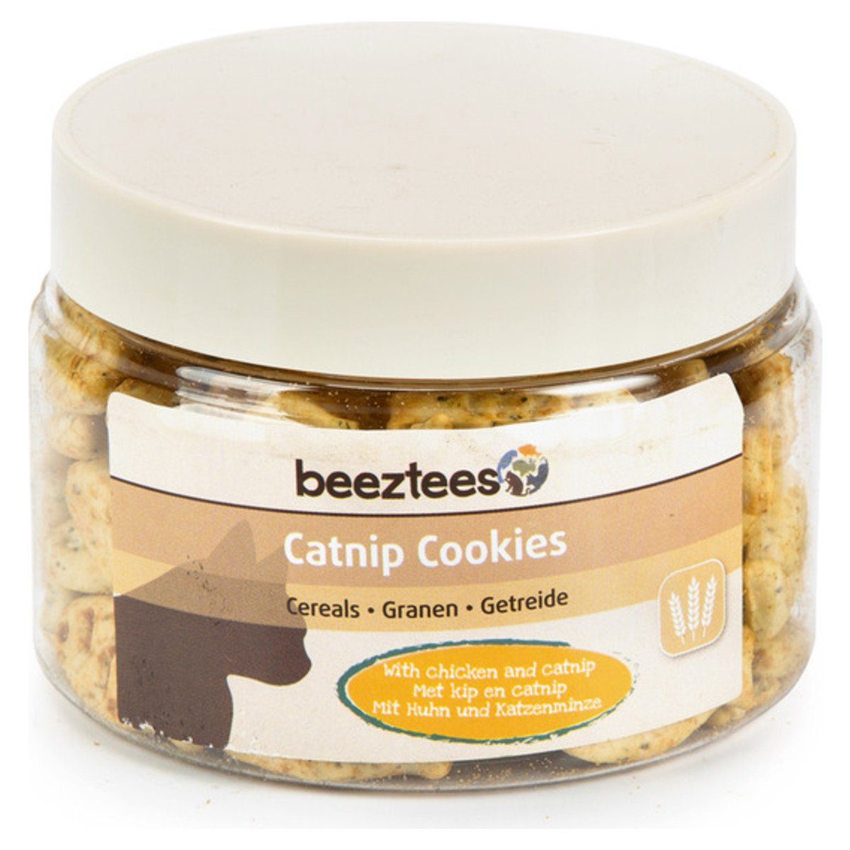 Beeztees Katzensnack Catnip Cookies Huhn 55 g, Snack für: Katze