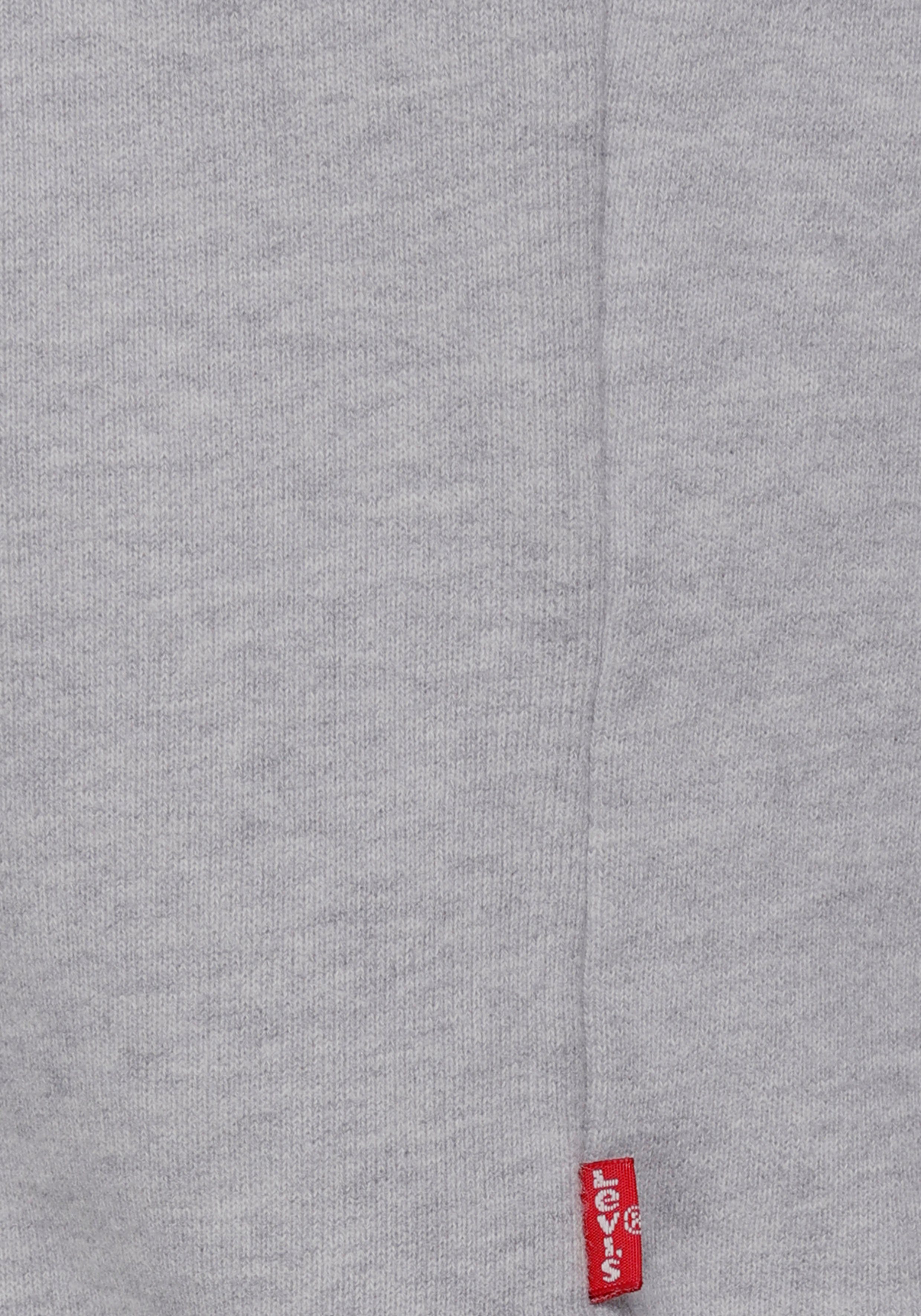 Levi's® Sweatshirt Graphic Batwing-Optik Logo-Print Standard grau-meliert Crew mit in