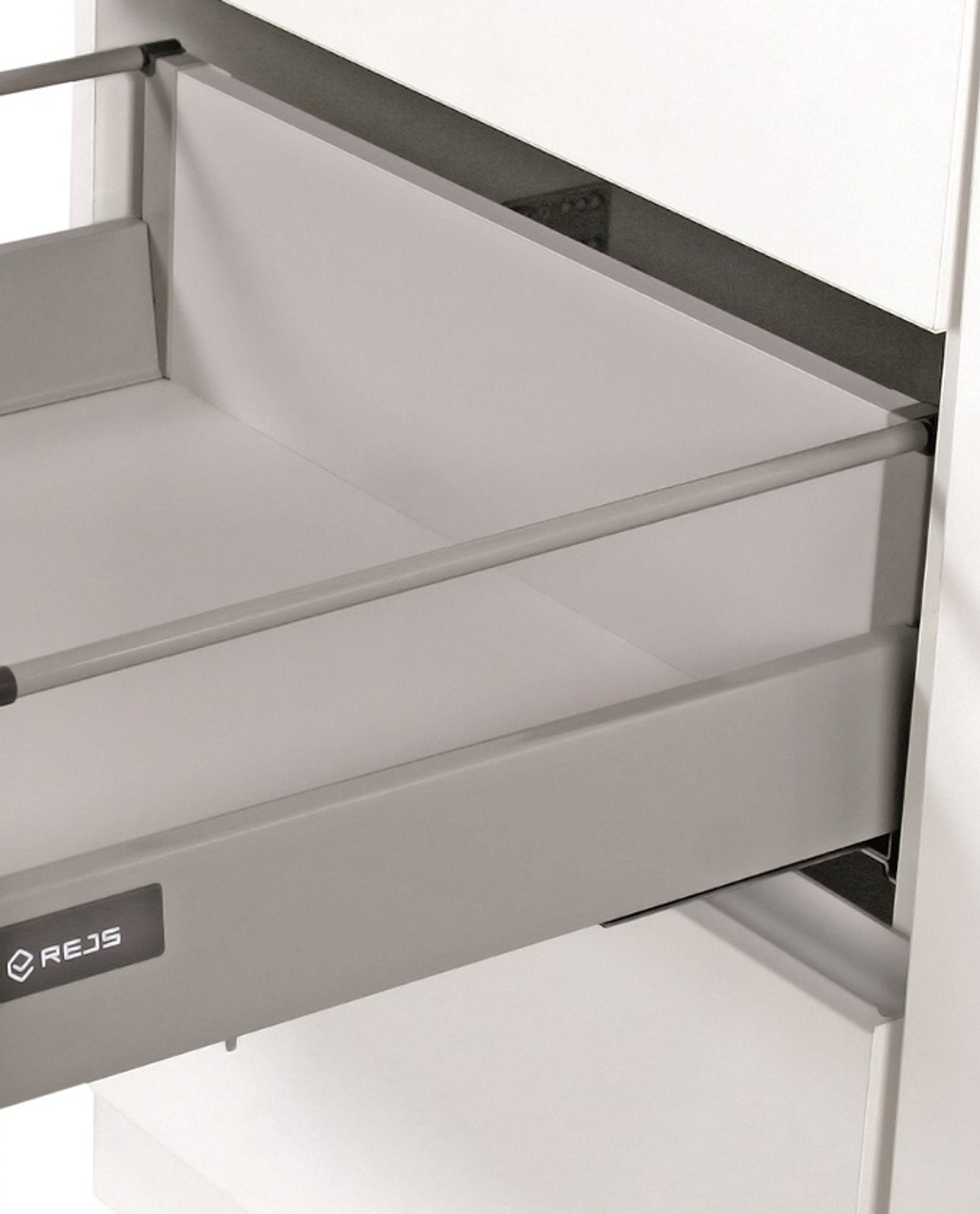 Küchen-Preisbombe Auszugsunterschrank 60 cm Küche Grey Unterschrank Grau Schubladen Hochglanz mit Bianca