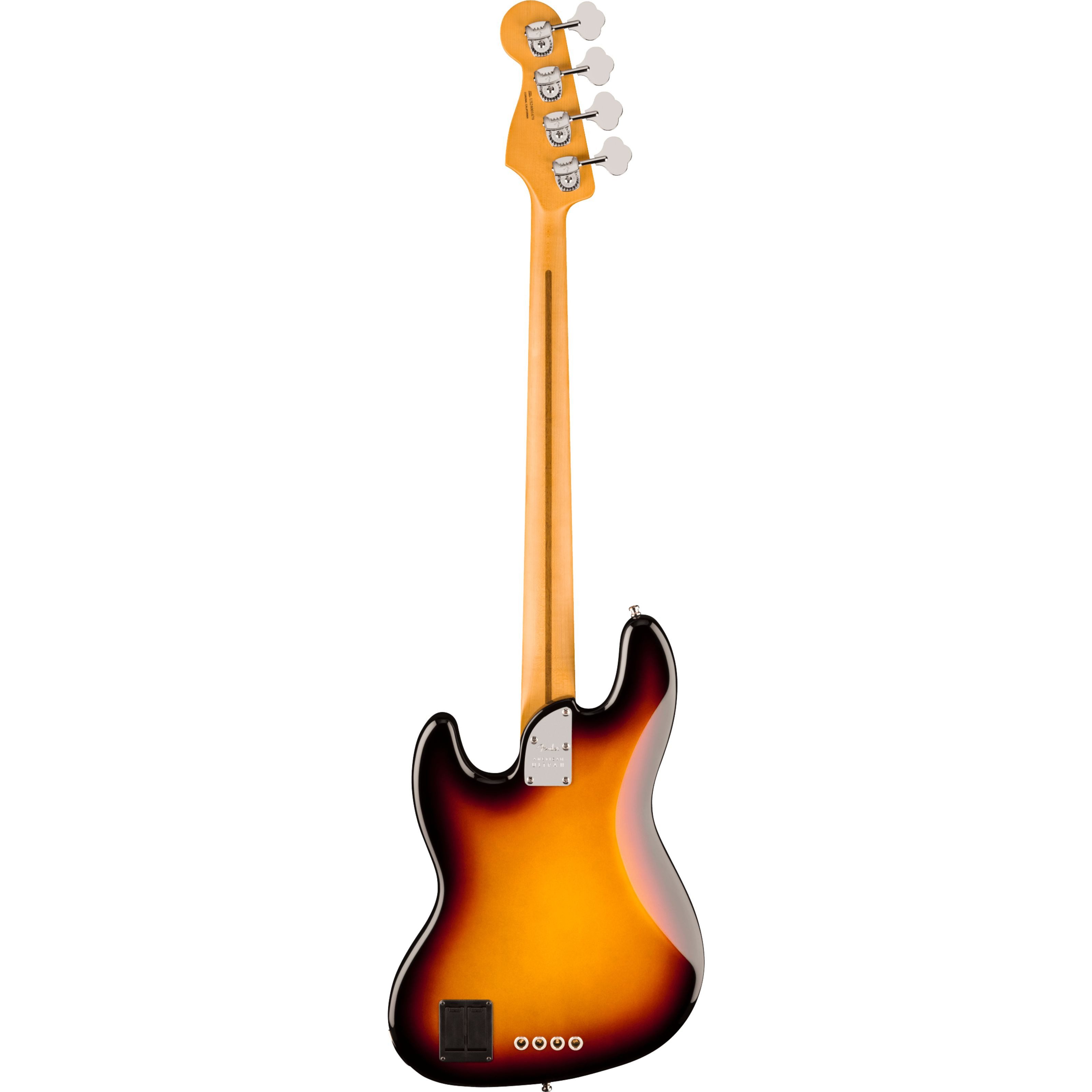 Fender E-Bass, E-Bässe, 4-Saiter E-Bässe, American Ultra II Jazz Bass EB Ultraburst - E-Bass