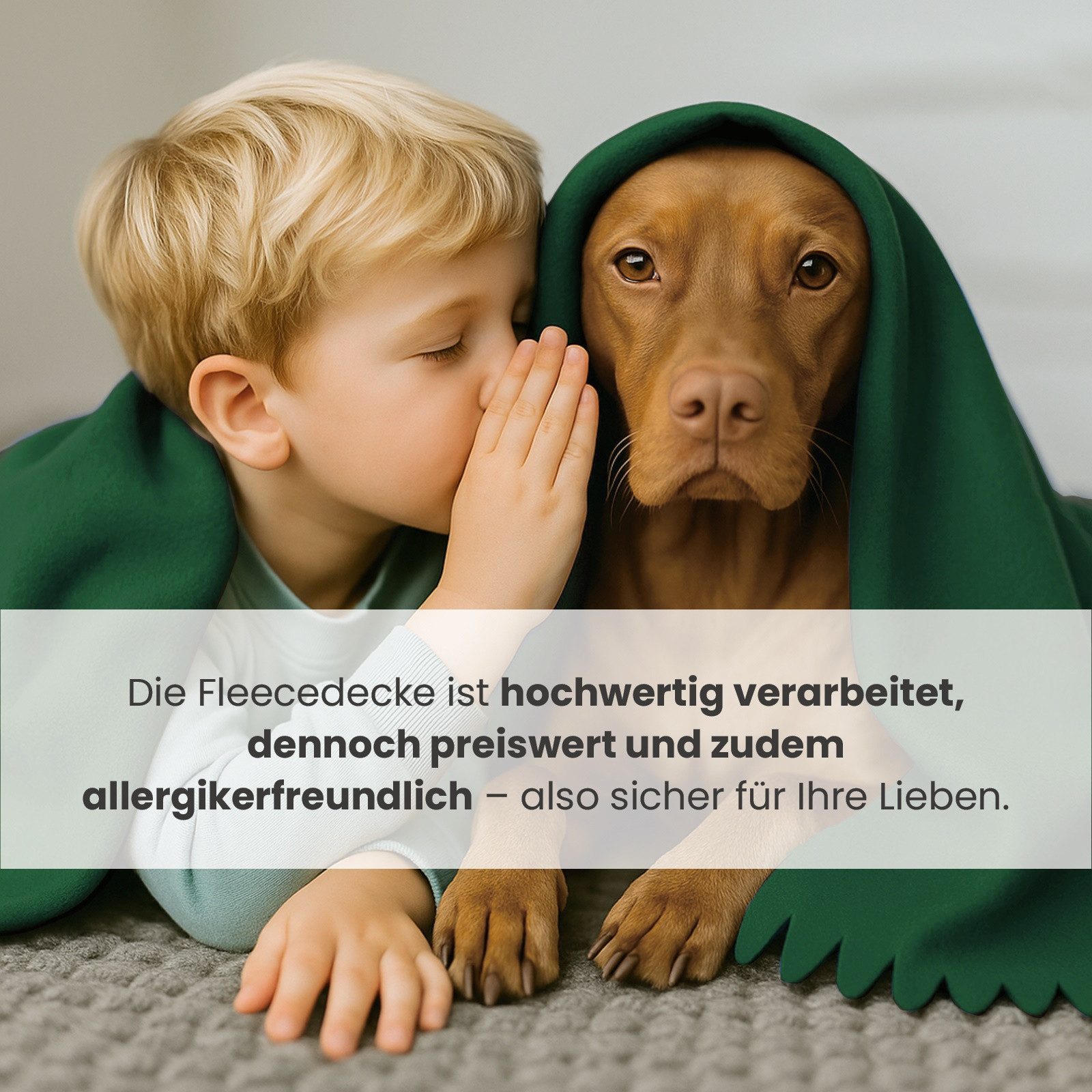 Wohndecke 3er Set Fleecedecke WAVE ca. 120x160, wometo, OEKO-TEX®, Fleecedecke mit Wellenrand & Anti-Pilling