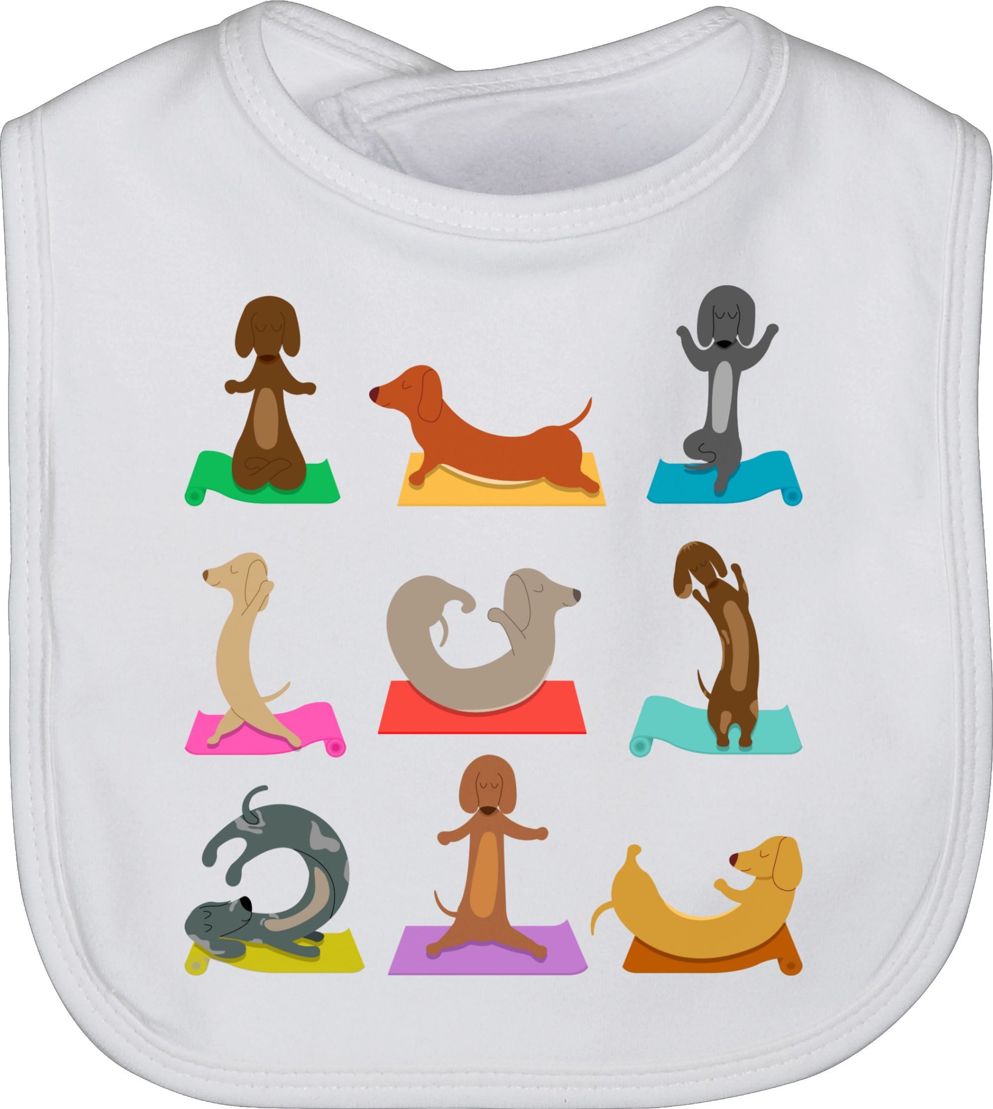 Lätzchen Dackel Yoga Dackel Lustig