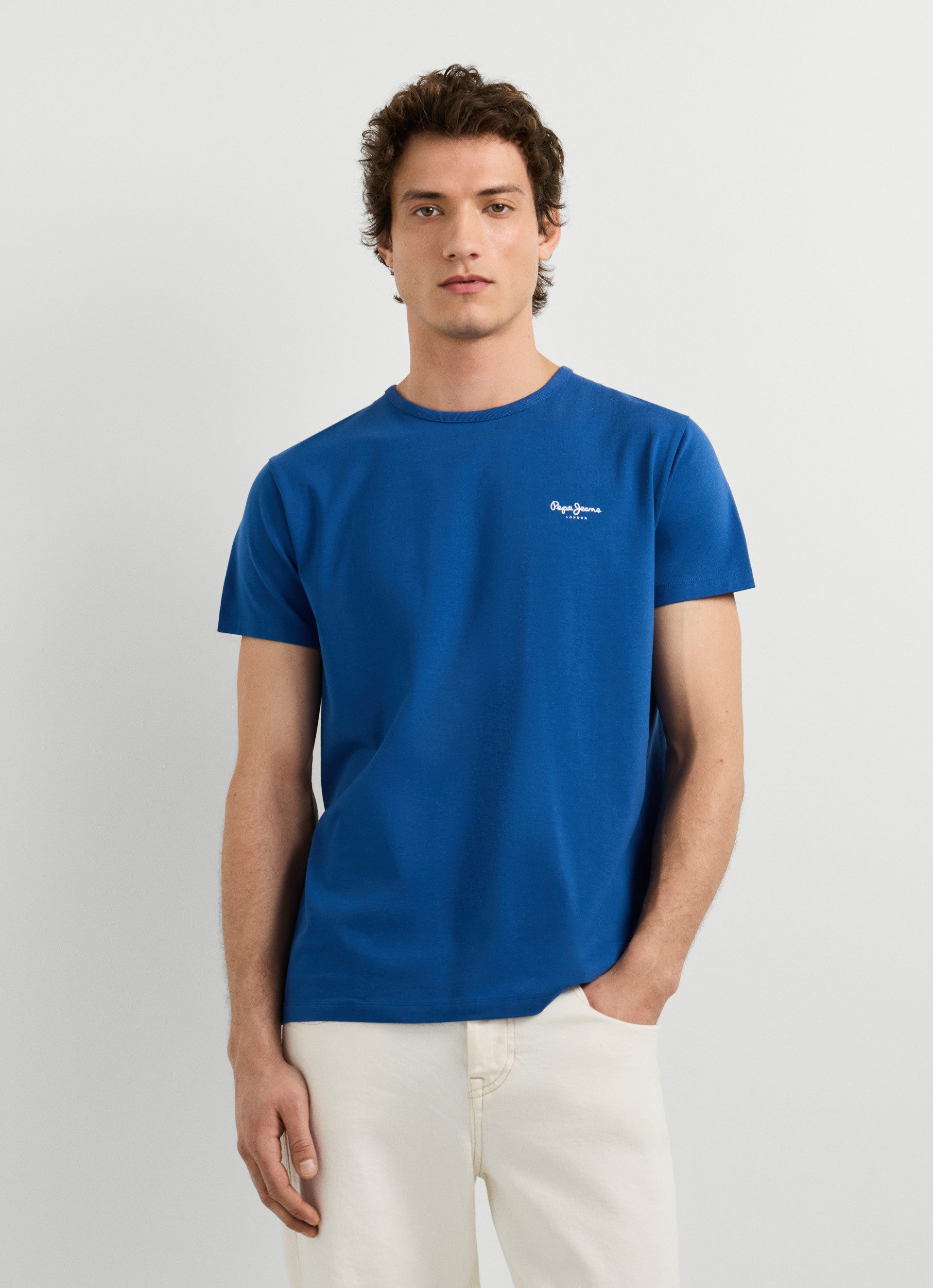 Pepe Jeans T-Shirt ORIGINAL BASIC 3N Rundhals mit kleinem Logodruck – Bild 2 von 5